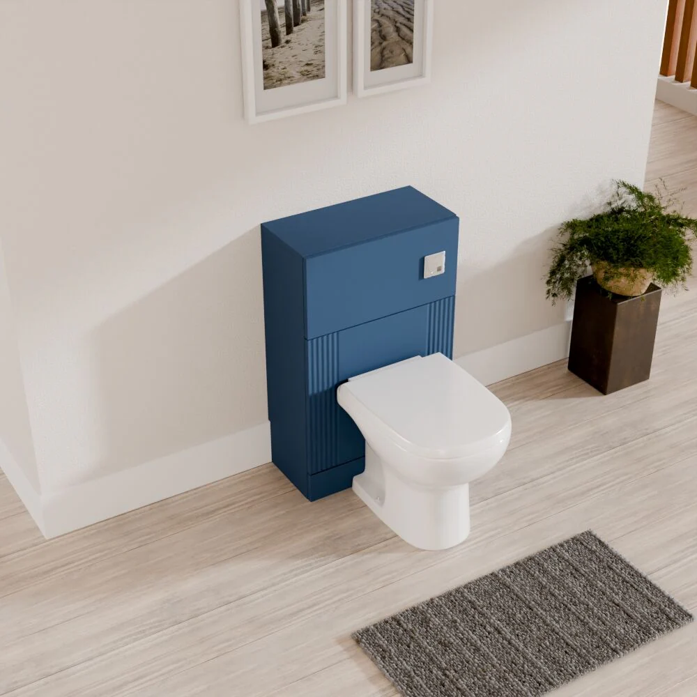 Belvide Modern Bathroom Retro Floor Standing WC Back to Wall Toilet Unit, 500mm, Choice of Colour - Image 14