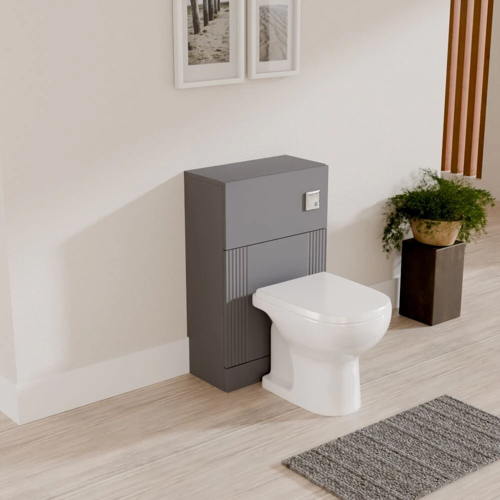 Belvide Modern Bathroom Retro Floor Standing WC Back to Wall Toilet Unit, 500mm, Choice of Colour - Image 18