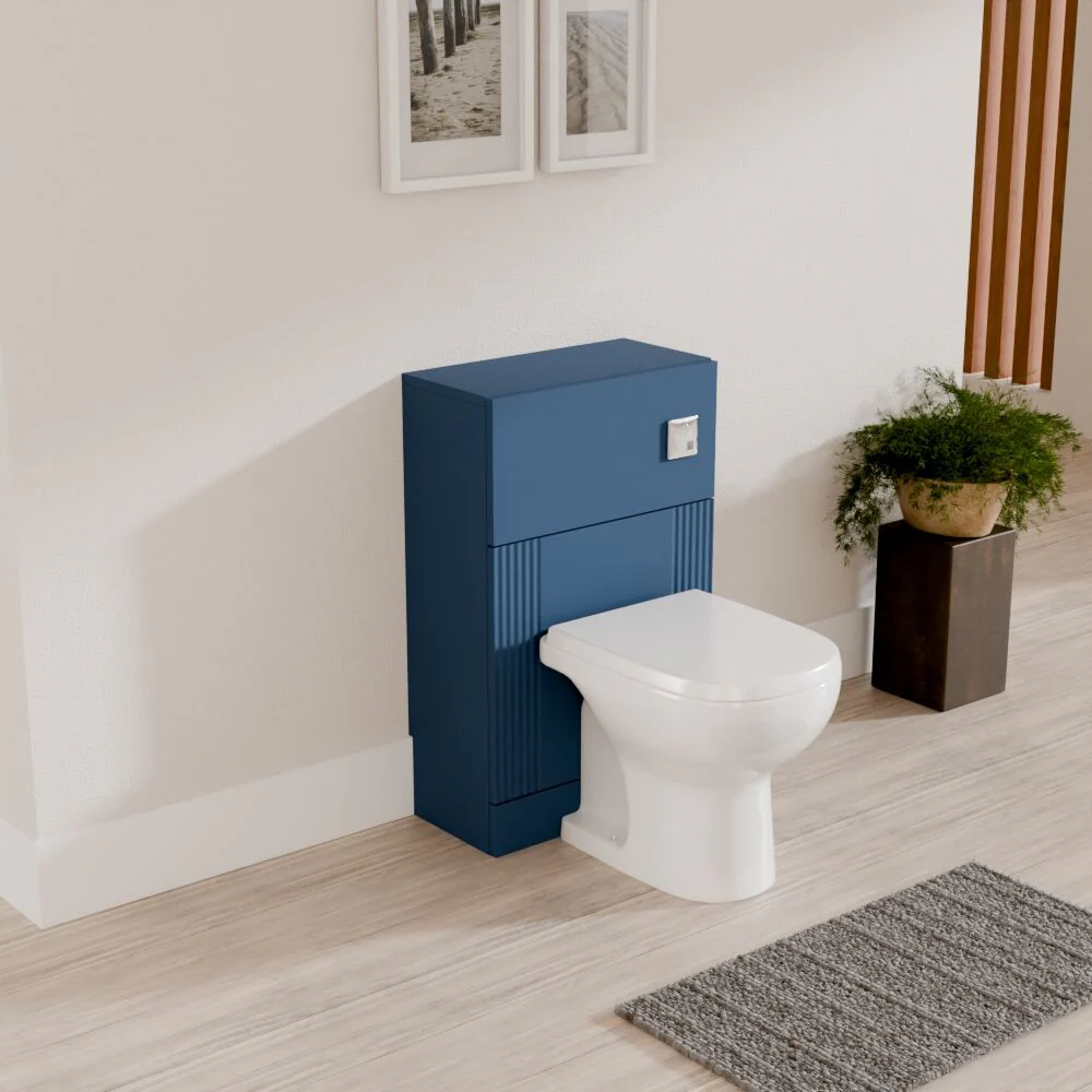 Belvide Modern Bathroom Retro Floor Standing WC Back to Wall Toilet Unit, 500mm, Choice of Colour - Image 19