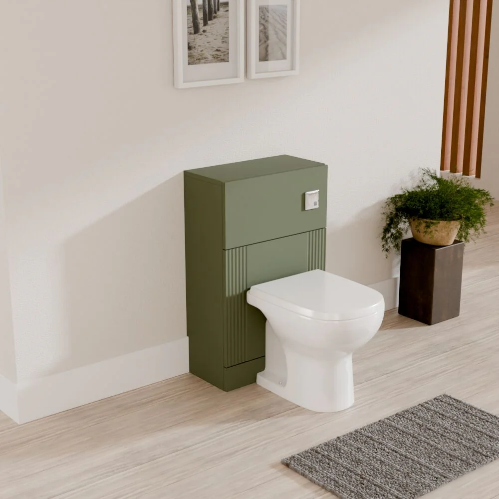 Belvide Modern Bathroom Retro Floor Standing WC Back to Wall Toilet Unit, 500mm, Choice of Colour - Image 20
