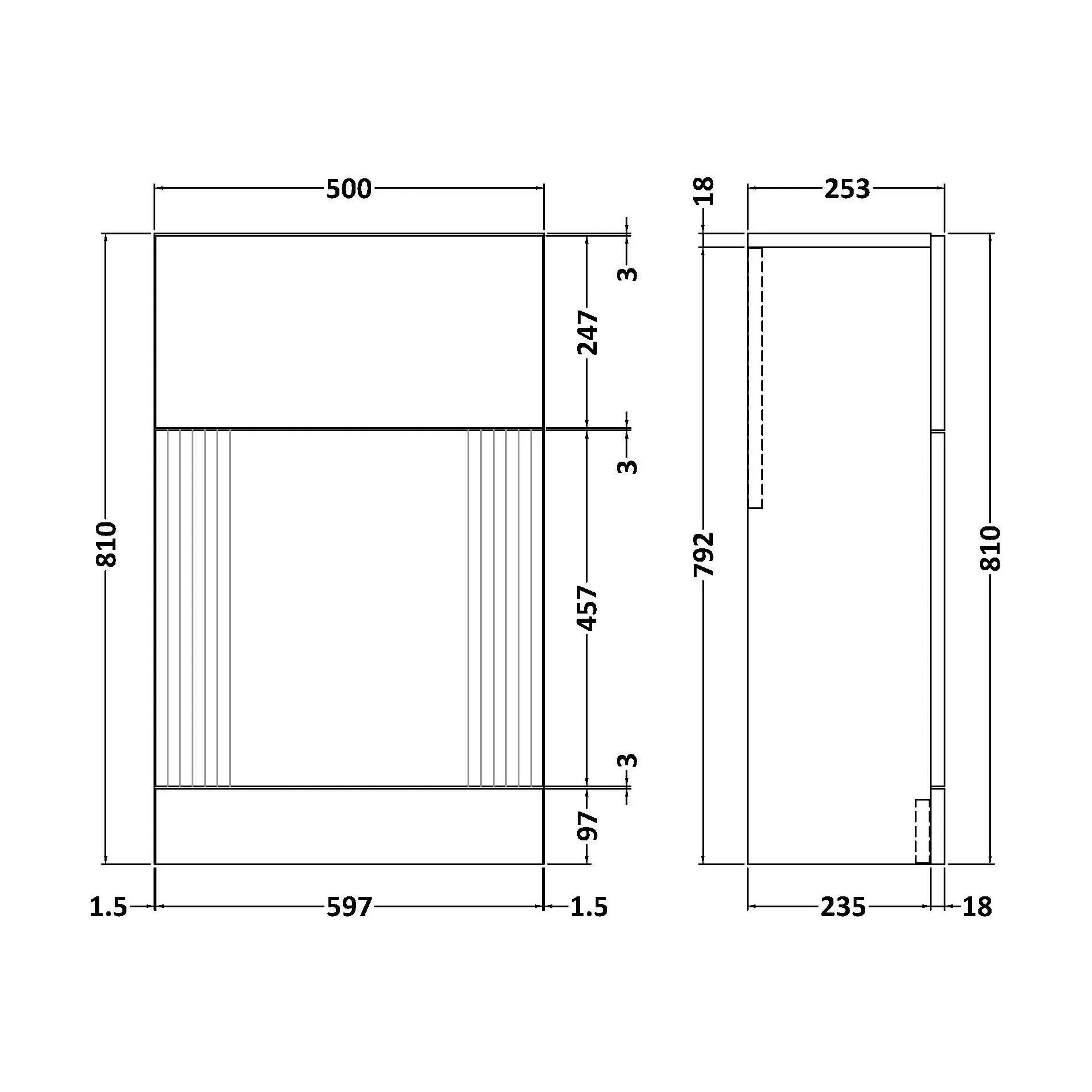 Belvide Modern Bathroom Retro Floor Standing WC Back to Wall Toilet Unit, 500mm, Choice of Colour - Image 28