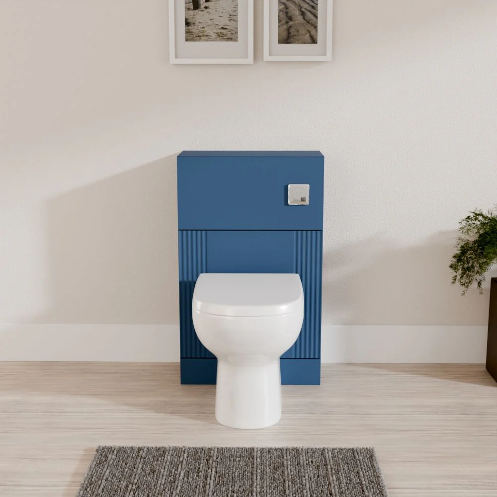 Belvide Modern Bathroom Retro Floor Standing WC Back to Wall Toilet Unit, 500mm, Choice of Colour - Image 9