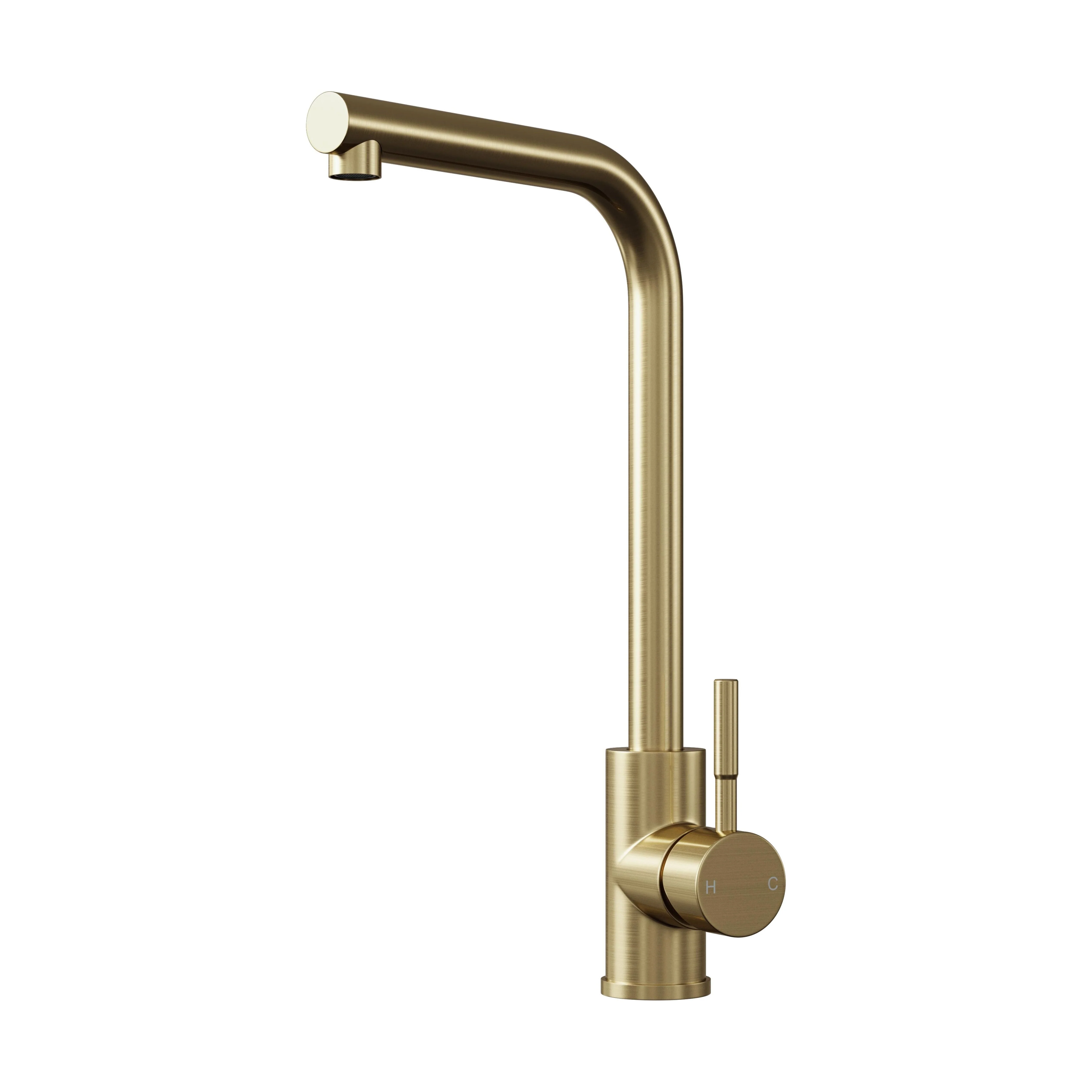 Modern L-Neck Kitchen Sink Mixer Tap Single Lever, Top Fix Installation, 347 x 90 x 245 mm - Choice of Colour - Image 8