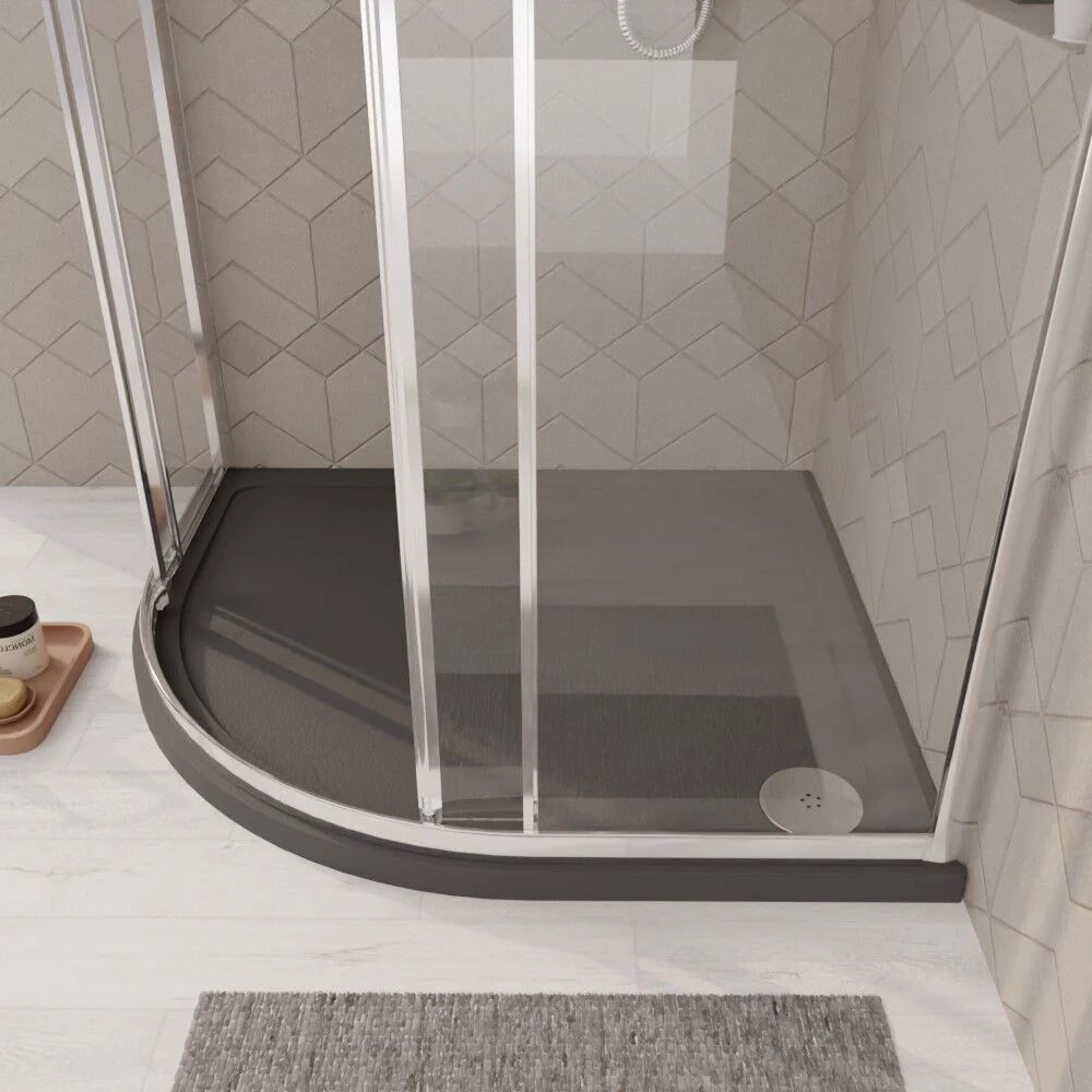 Balterley Shower Tray Modern Offset Quadrant Shower Tray, Left or Right Hand - Choice of Size and Finish - Image 51