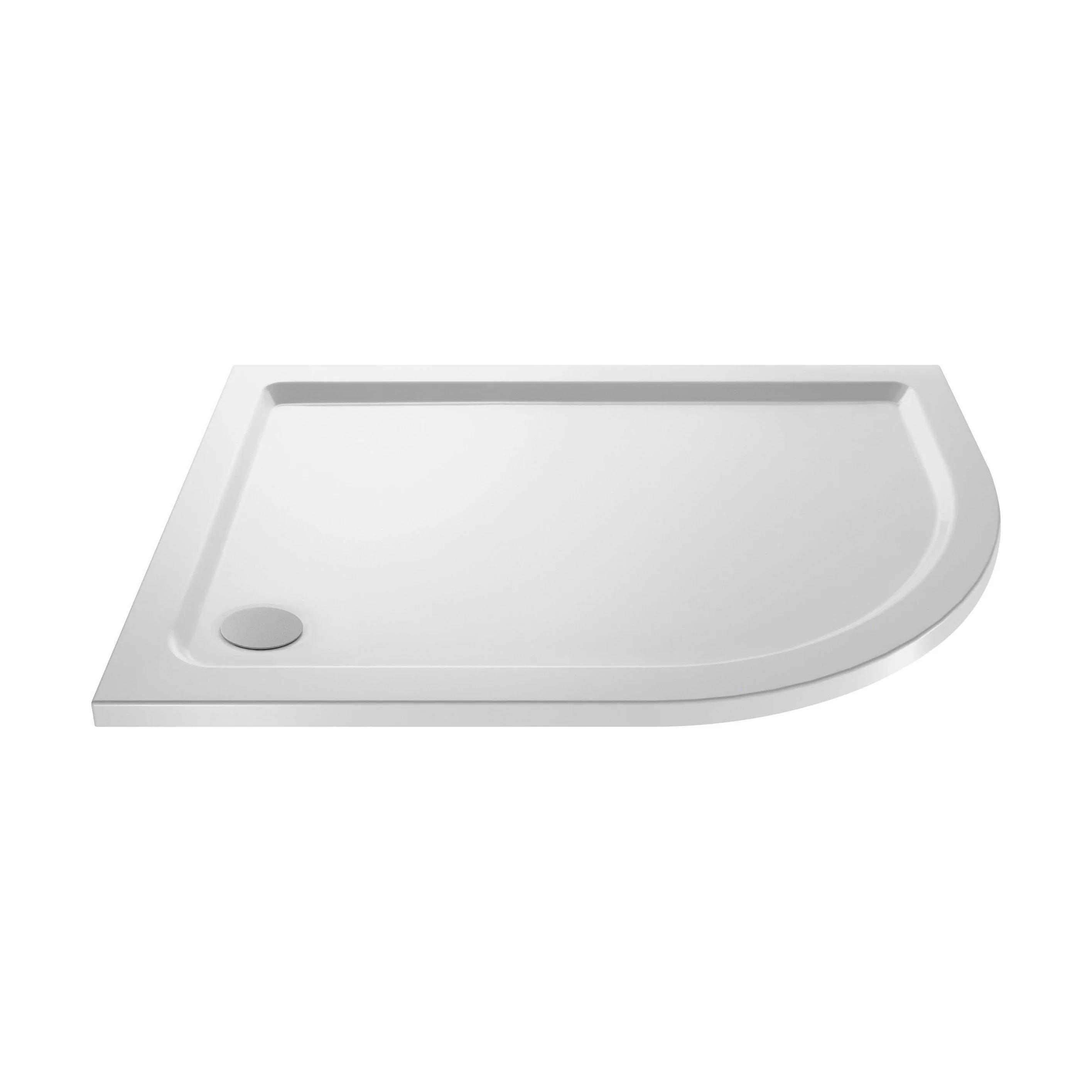 Balterley Shower Tray Modern Offset Quadrant Shower Tray, Left or Right Hand - Choice of Size and Finish - Image 64