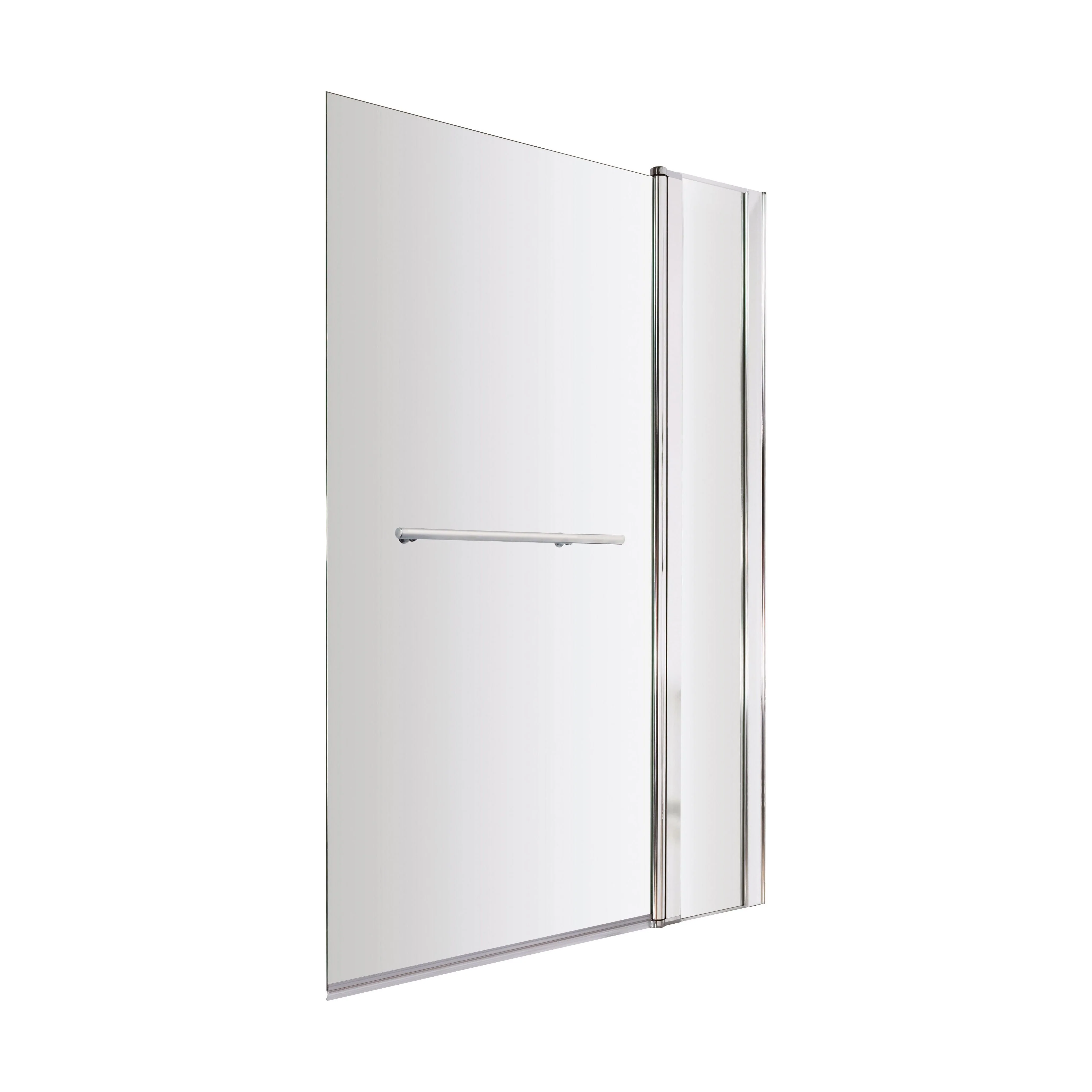 Contemporary Square Bath Shower Screen - Choice of Style and Finish - Image 16