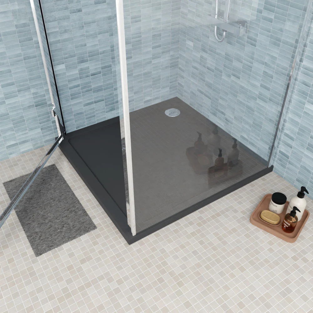 Balterley Shower Tray Modern Square, 40mm Profile - Choice of Size and Colour - Image 24