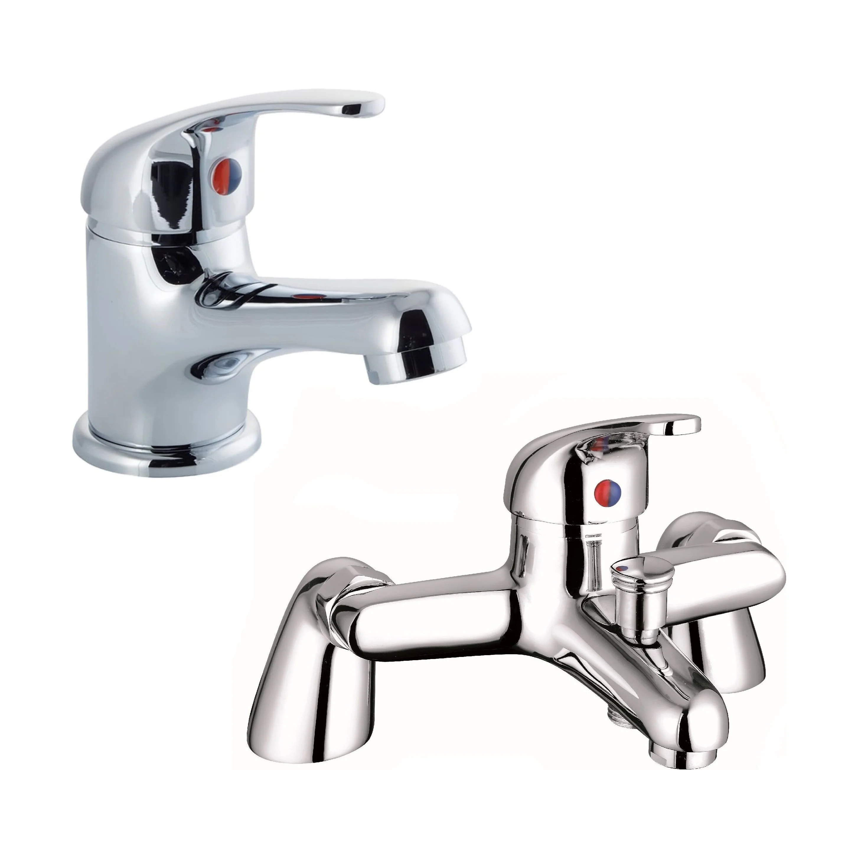 Mono Basin Mixer Tap - Choice of Bath Filler Tap or Bath Shower Mixer Tap