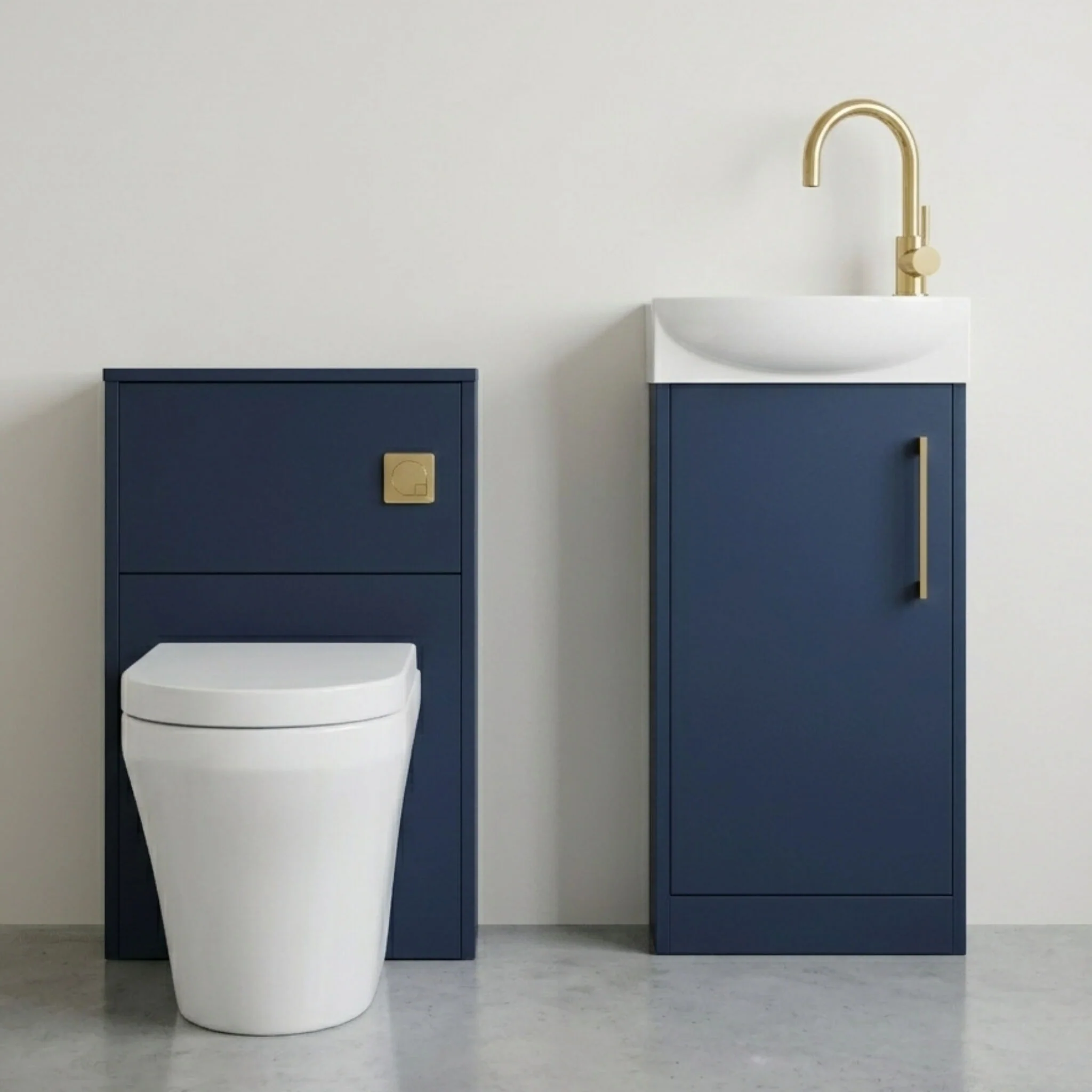 Winshill Floor Standing Cloakroom Bundle, Vanity, WC Unit, Toilet & Tap - Image 15