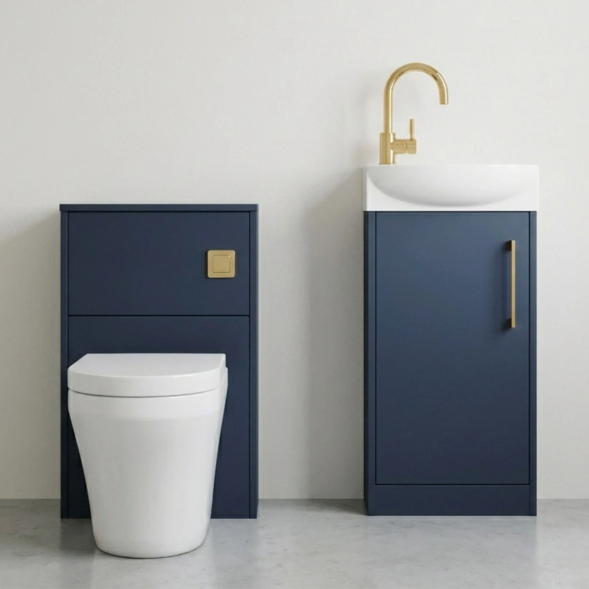 Winshill Floor Standing Cloakroom Bundle, Vanity, WC Unit, Toilet & Tap - Image 20