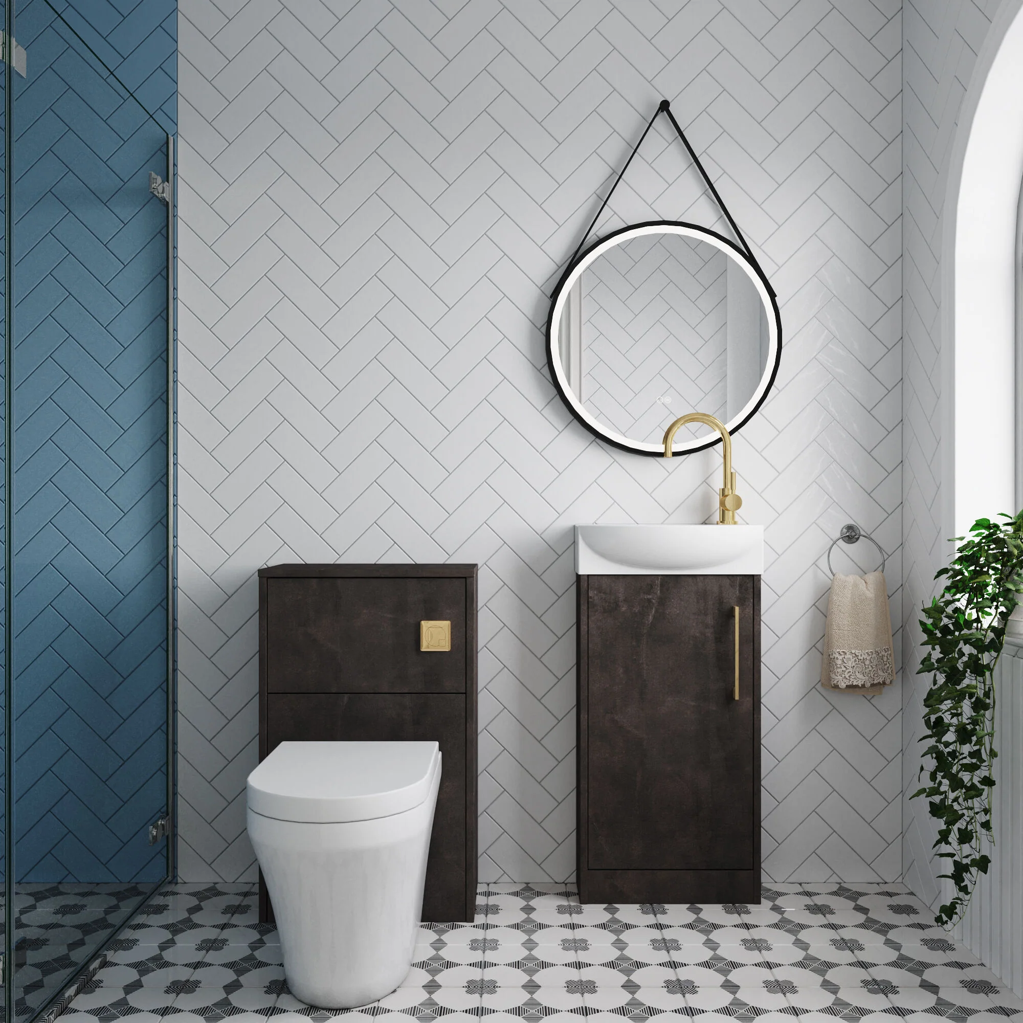 Winshill Floor Standing Cloakroom Bundle, Vanity, WC Unit, Toilet & Tap - Image 22