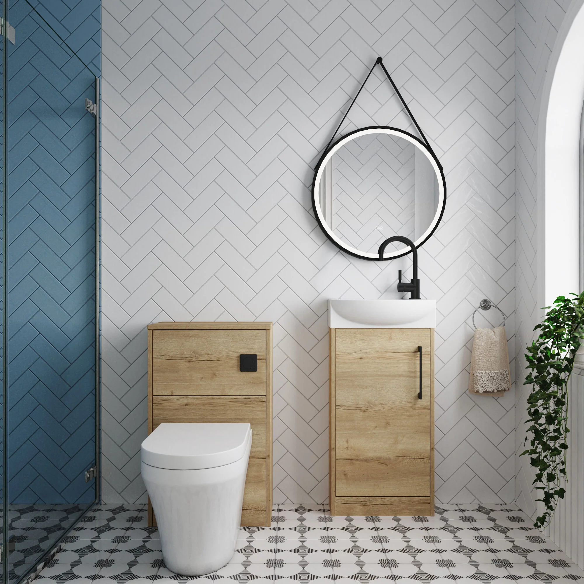 Winshill Floor Standing Cloakroom Bundle, Vanity, WC Unit, Toilet & Tap - Image 23
