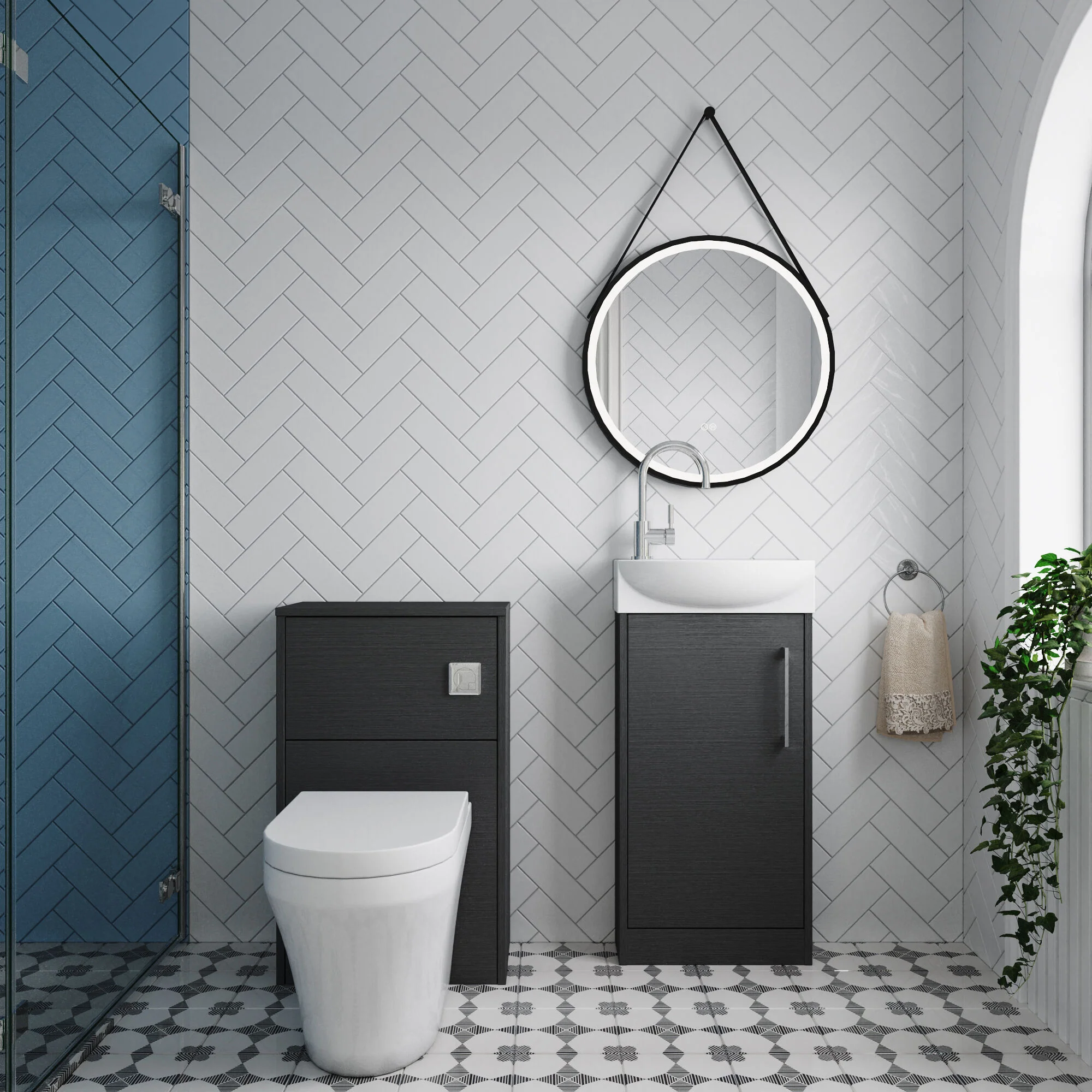 Winshill Floor Standing Cloakroom Bundle, Vanity, WC Unit, Toilet & Tap - Image 26