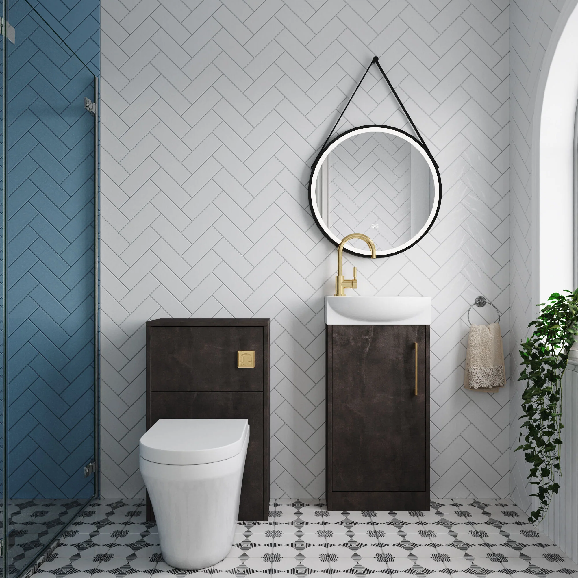 Winshill Floor Standing Cloakroom Bundle, Vanity, WC Unit, Toilet & Tap - Image 27