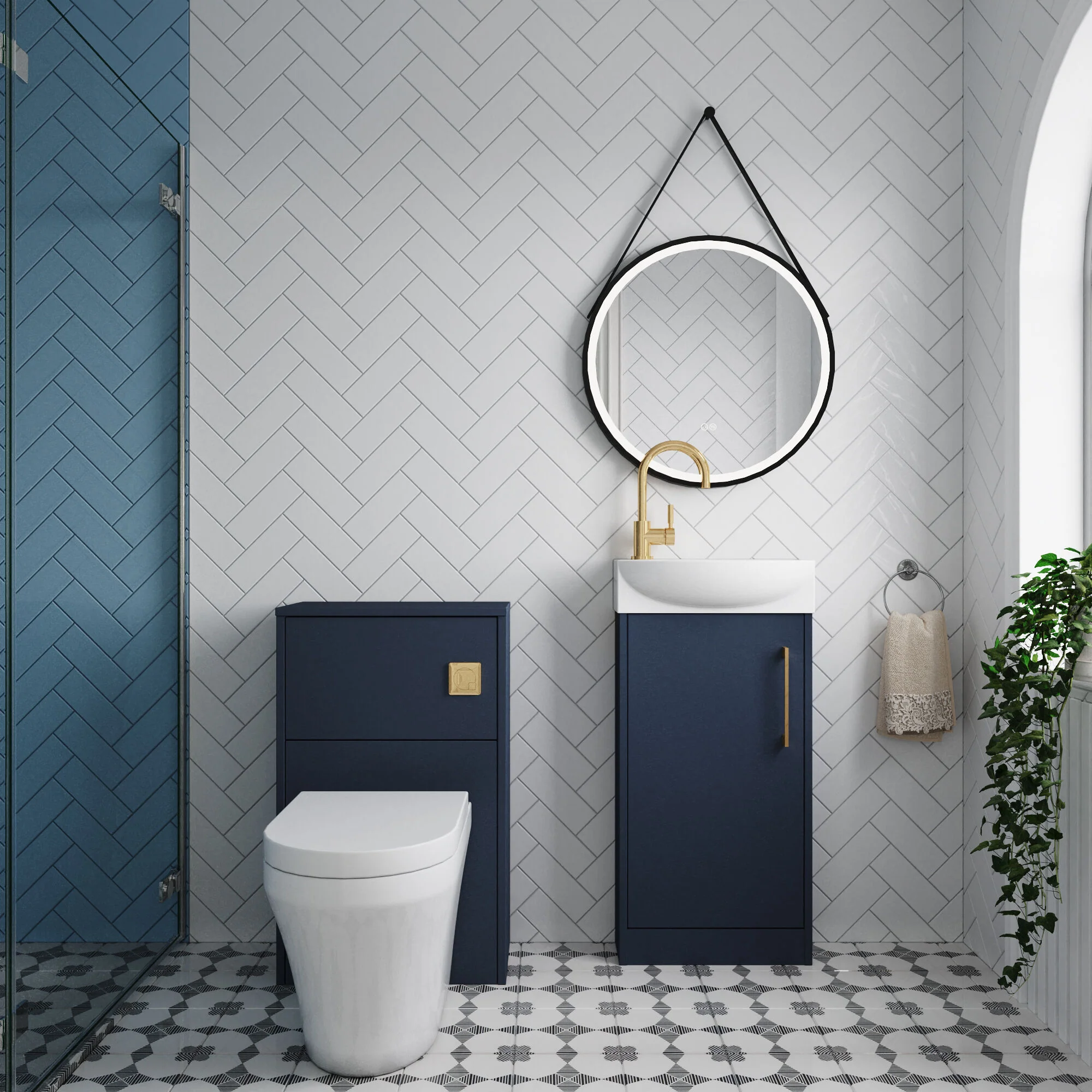 Winshill Floor Standing Cloakroom Bundle, Vanity, WC Unit, Toilet & Tap - Image 30