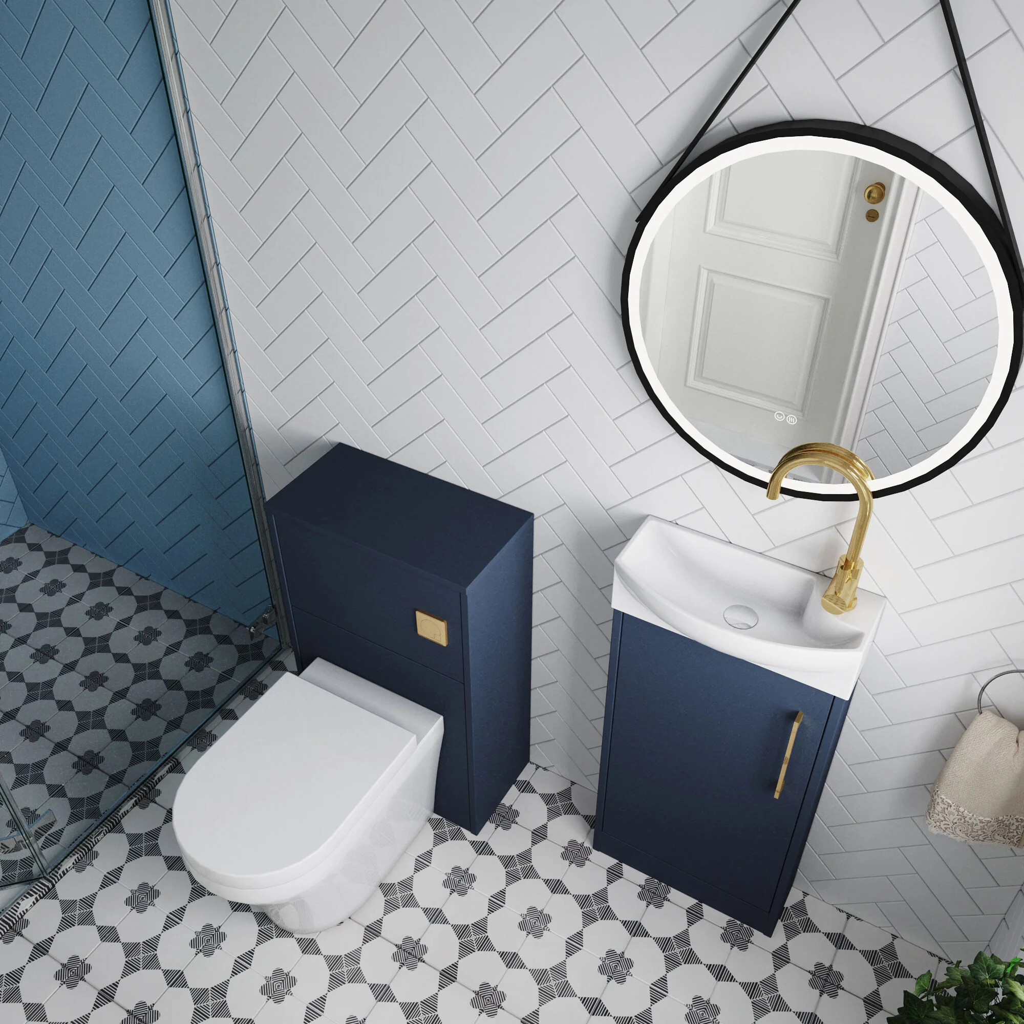 Winshill Floor Standing Cloakroom Bundle, Vanity, WC Unit, Toilet & Tap - Image 35