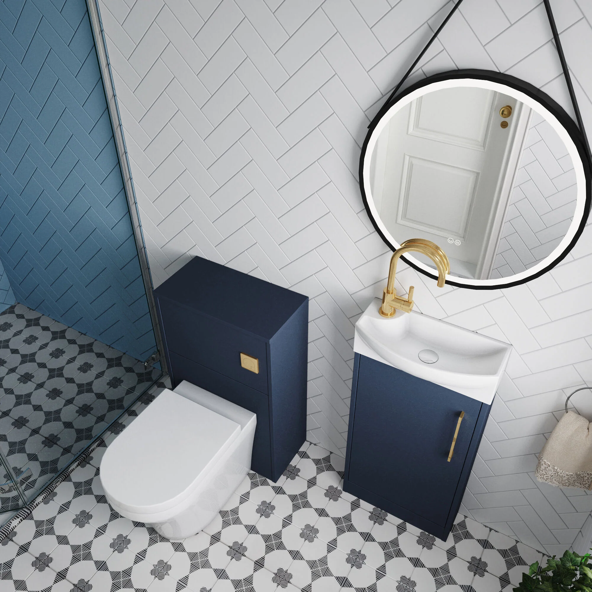 Winshill Floor Standing Cloakroom Bundle, Vanity, WC Unit, Toilet & Tap - Image 40