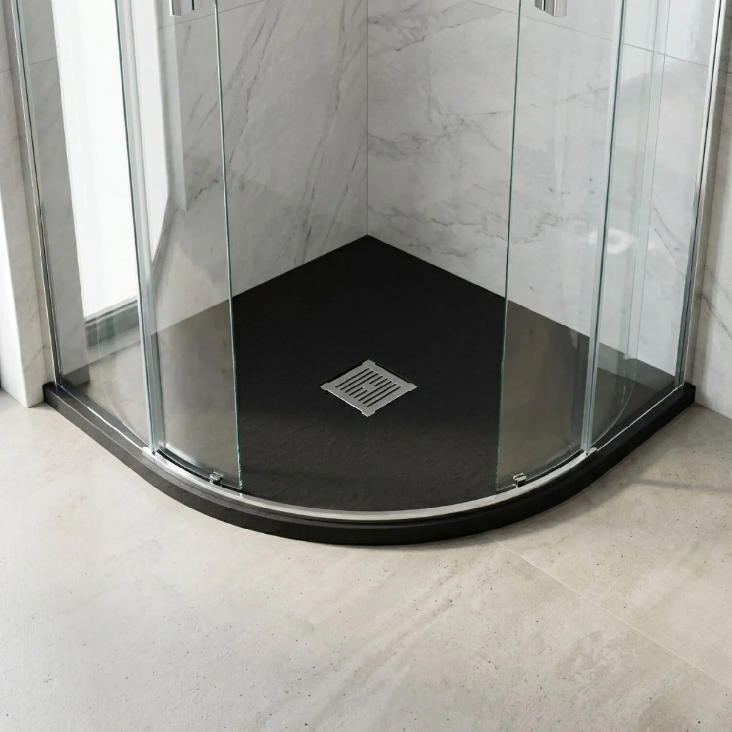 Balterley Shower Tray Premium Slimline Quadrant - Multiple Sizes and Finishes - Image 6