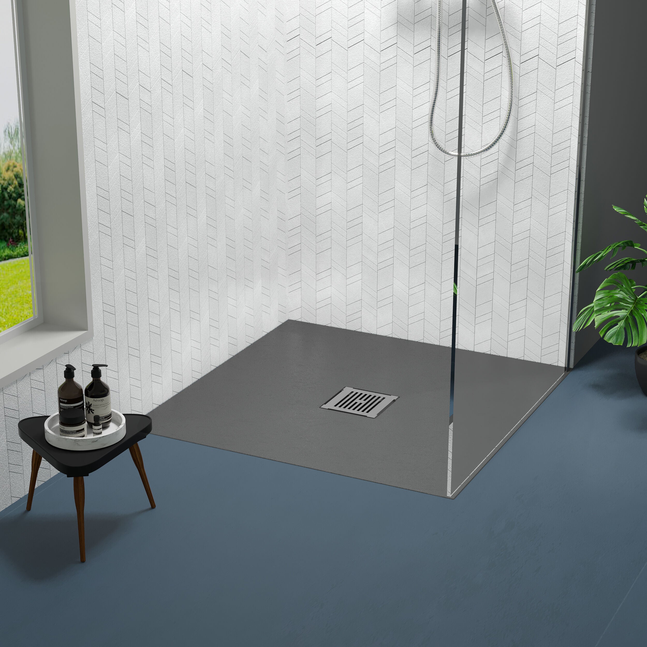 Balterley Shower Tray Ultra-Slim 32mm Low-Profile Square - Choice of Size and Finish - Image 10