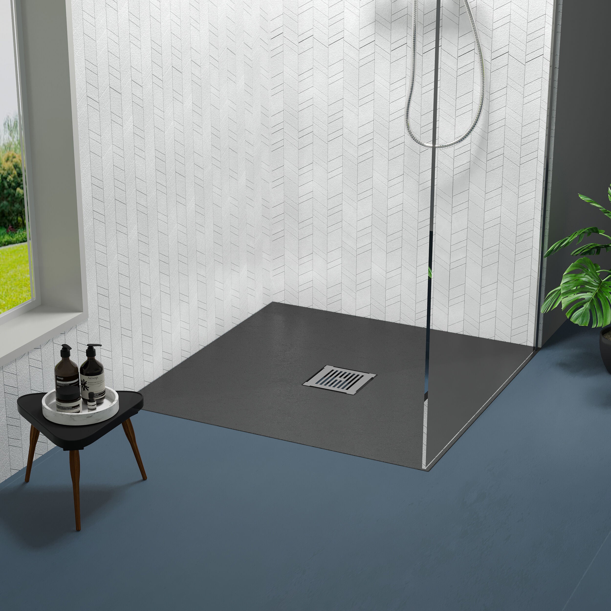 Balterley Shower Tray Ultra-Slim 32mm Low-Profile Square - Choice of Size and Finish - Image 11