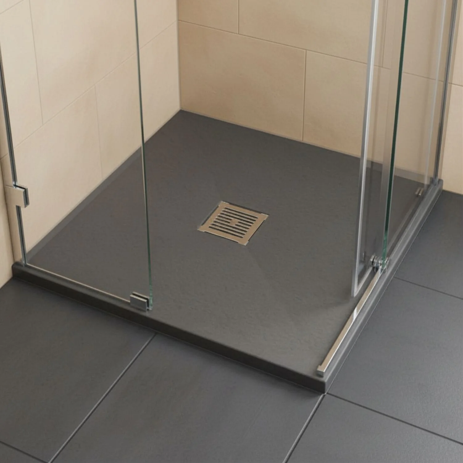 Balterley Shower Tray Ultra-Slim 32mm Low-Profile Square - Choice of Size and Finish - Image 3
