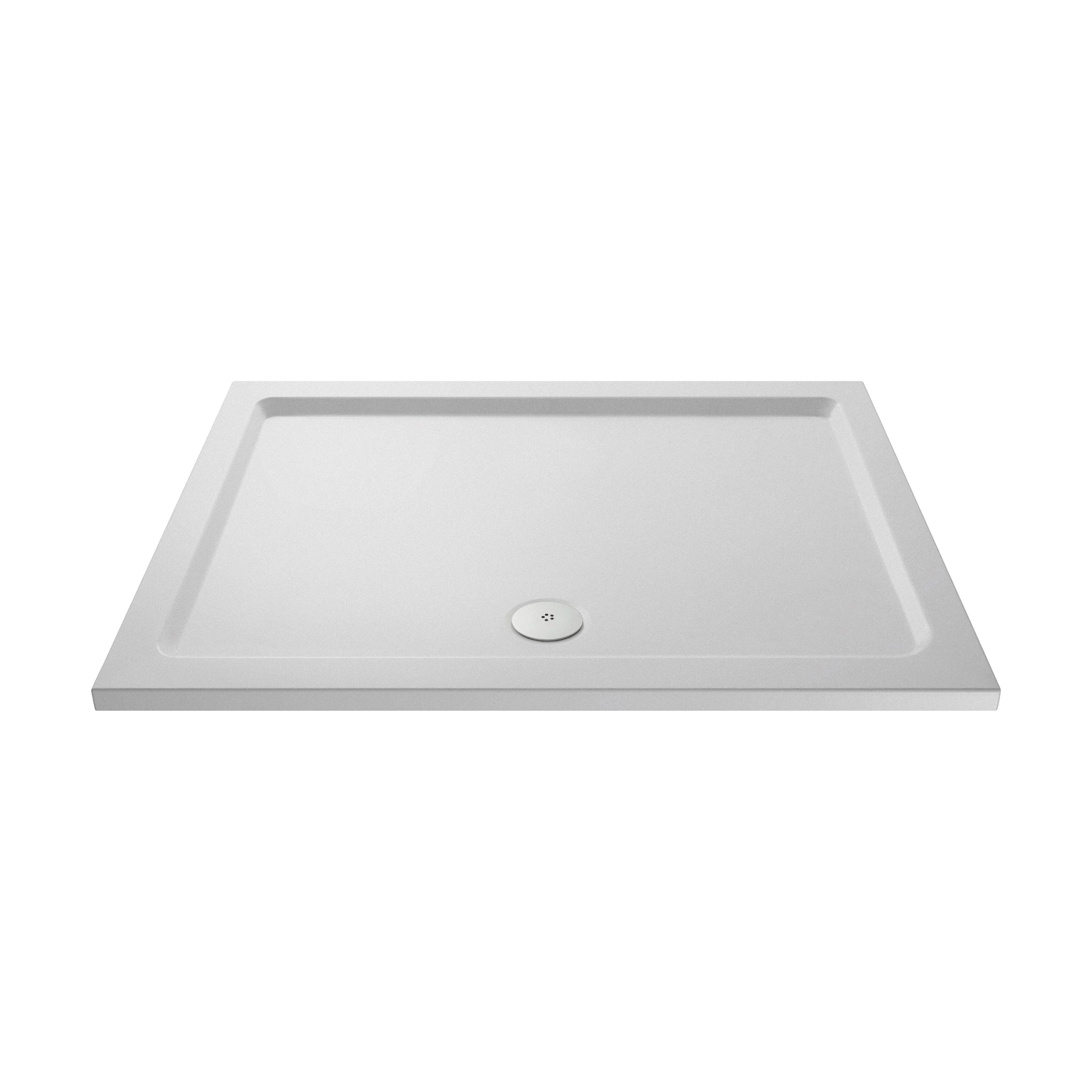 Slip Resistant Slimline Rectangular Shower Tray - Choice of Size - Image 28
