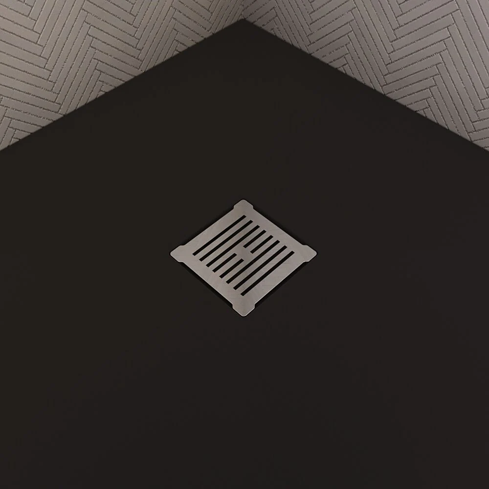 Contemporary Resin Slimline Shower Tray Grill Waste - Choice of Colour - Image 7