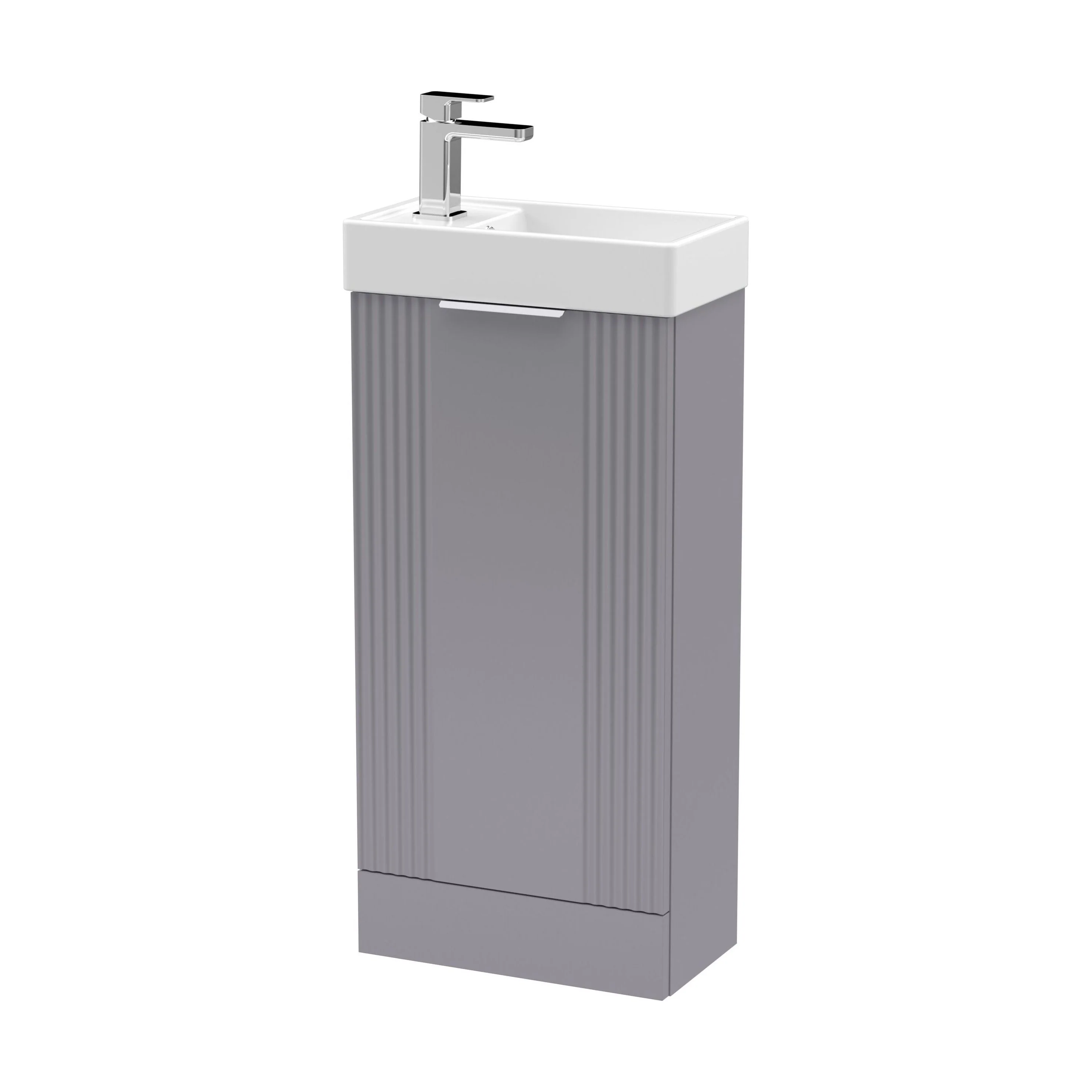 Belvide Retro Floor Standing Bathroom Cloakroom Vanity Basin Unit - 781 x 400 x 222mm - Multiple Colours - Image 60