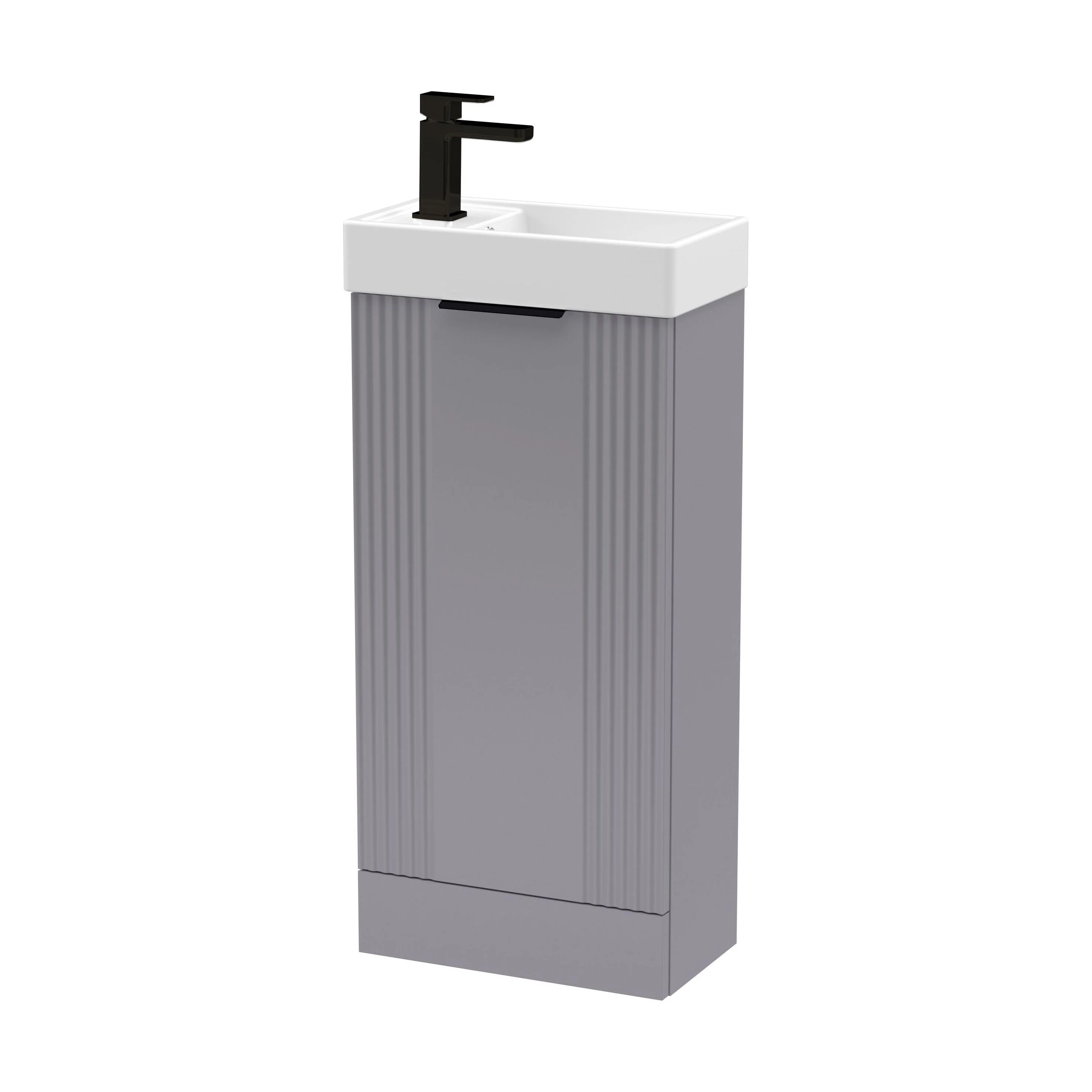Belvide Retro Floor Standing Bathroom Cloakroom Vanity Basin Unit - 781 x 400 x 222mm - Multiple Colours - Image 61