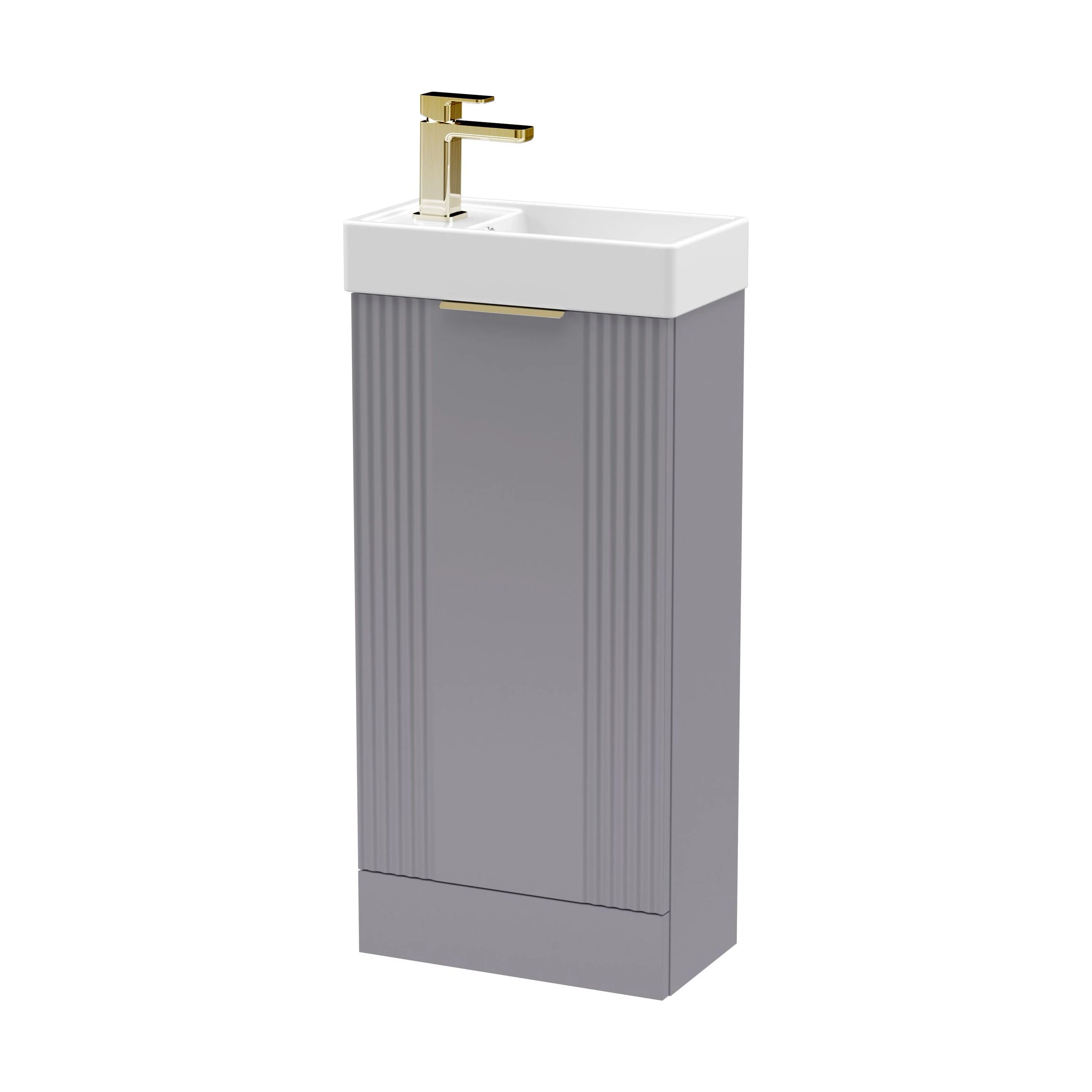 Belvide Retro Floor Standing Bathroom Cloakroom Vanity Basin Unit - 781 x 400 x 222mm - Multiple Colours - Image 62