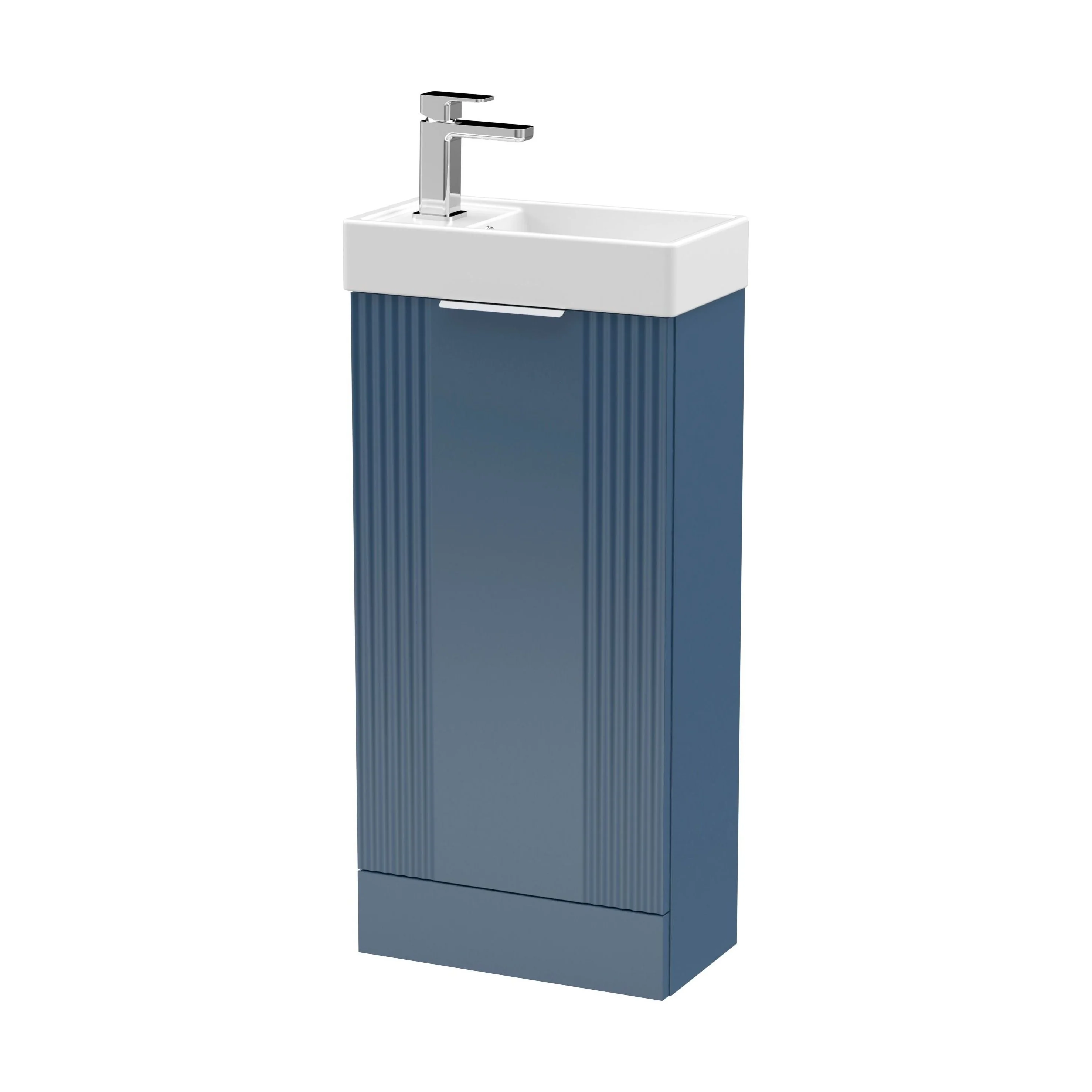Belvide Retro Floor Standing Bathroom Cloakroom Vanity Basin Unit - 781 x 400 x 222mm - Multiple Colours - Image 63