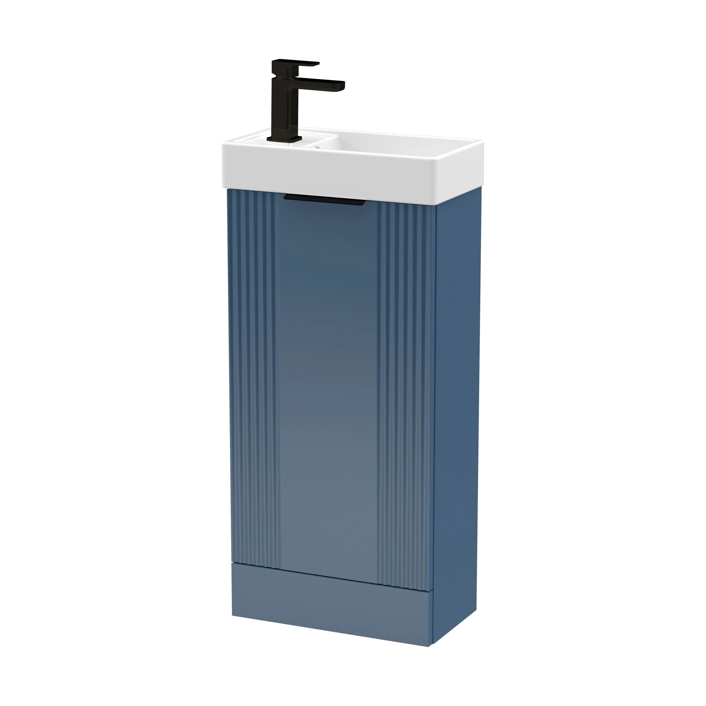 Belvide Retro Floor Standing Bathroom Cloakroom Vanity Basin Unit - 781 x 400 x 222mm - Multiple Colours - Image 64