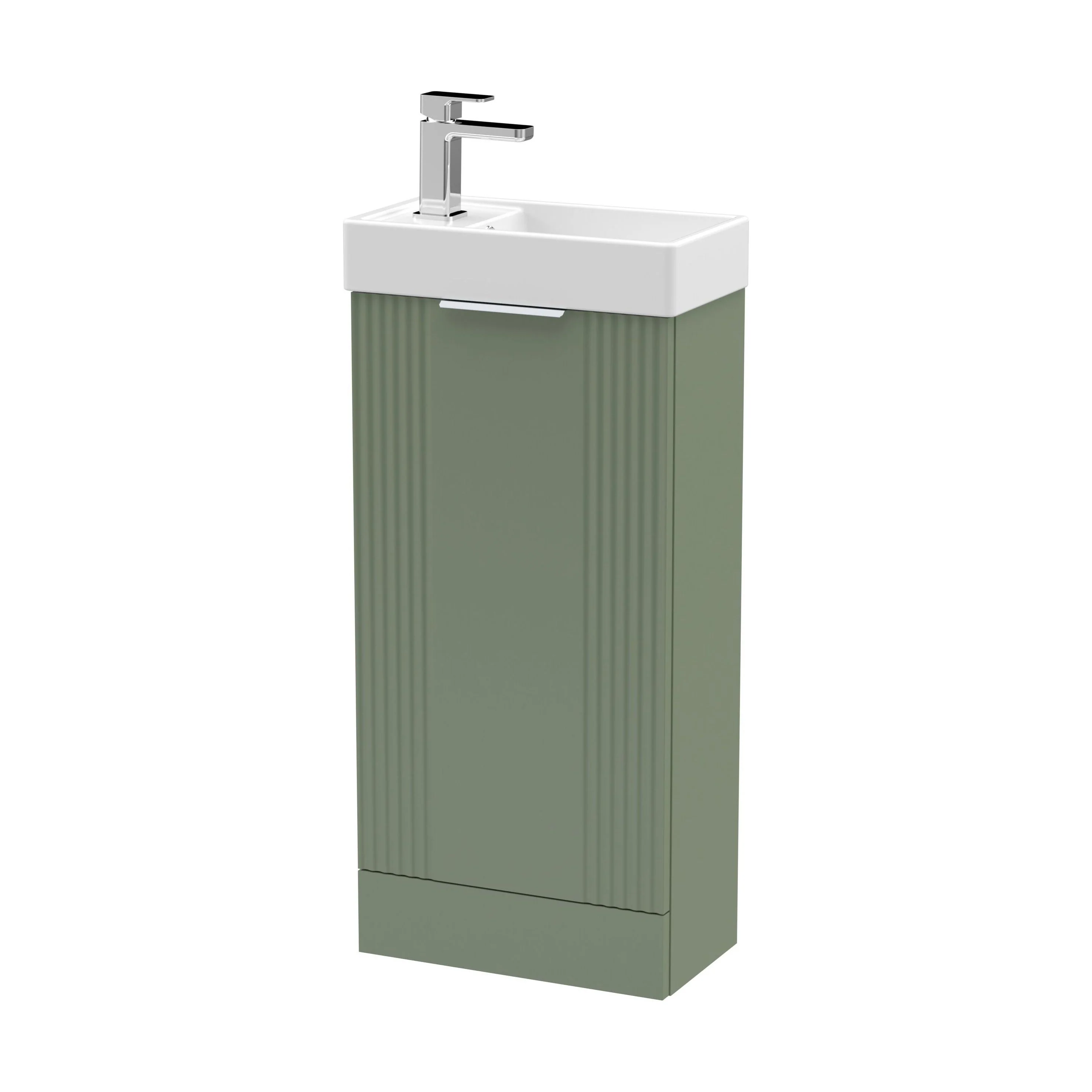 Belvide Retro Floor Standing Bathroom Cloakroom Vanity Basin Unit - 781 x 400 x 222mm - Multiple Colours - Image 66