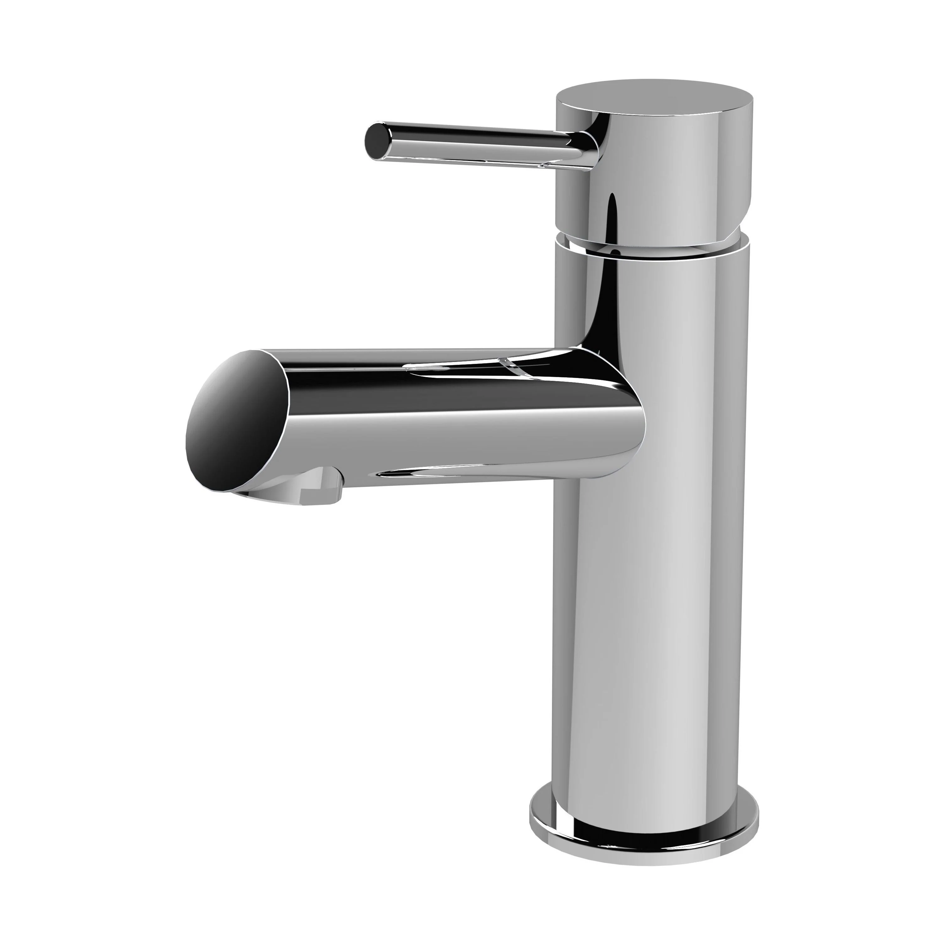 Wetley Minimalist Round Mono Basin Mixer Tap & Push Button Waste - Choice of Finish - Image 7