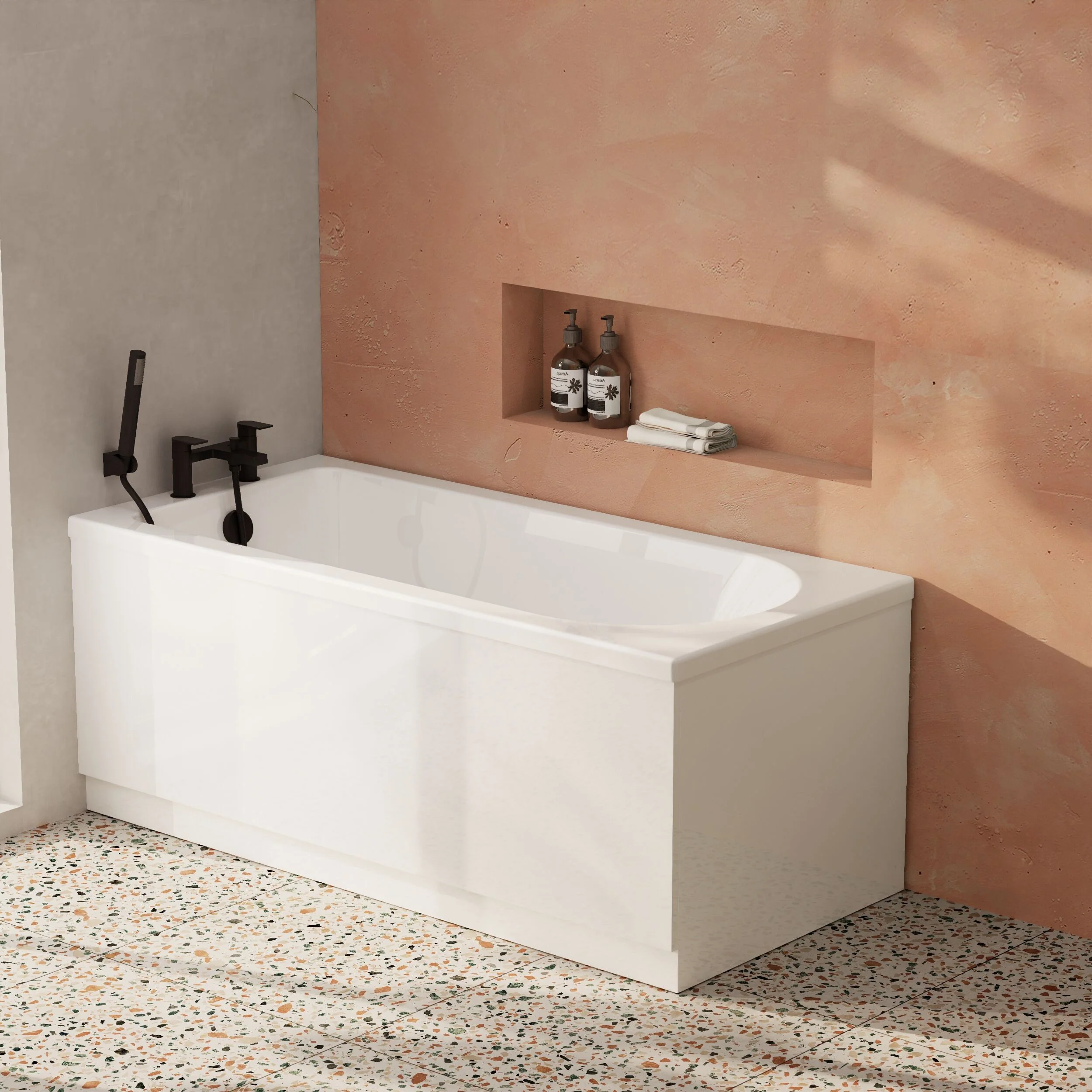 Contemporary Round Single Ended Bath & Leg Set - Multiple Sizes Available - Image 14