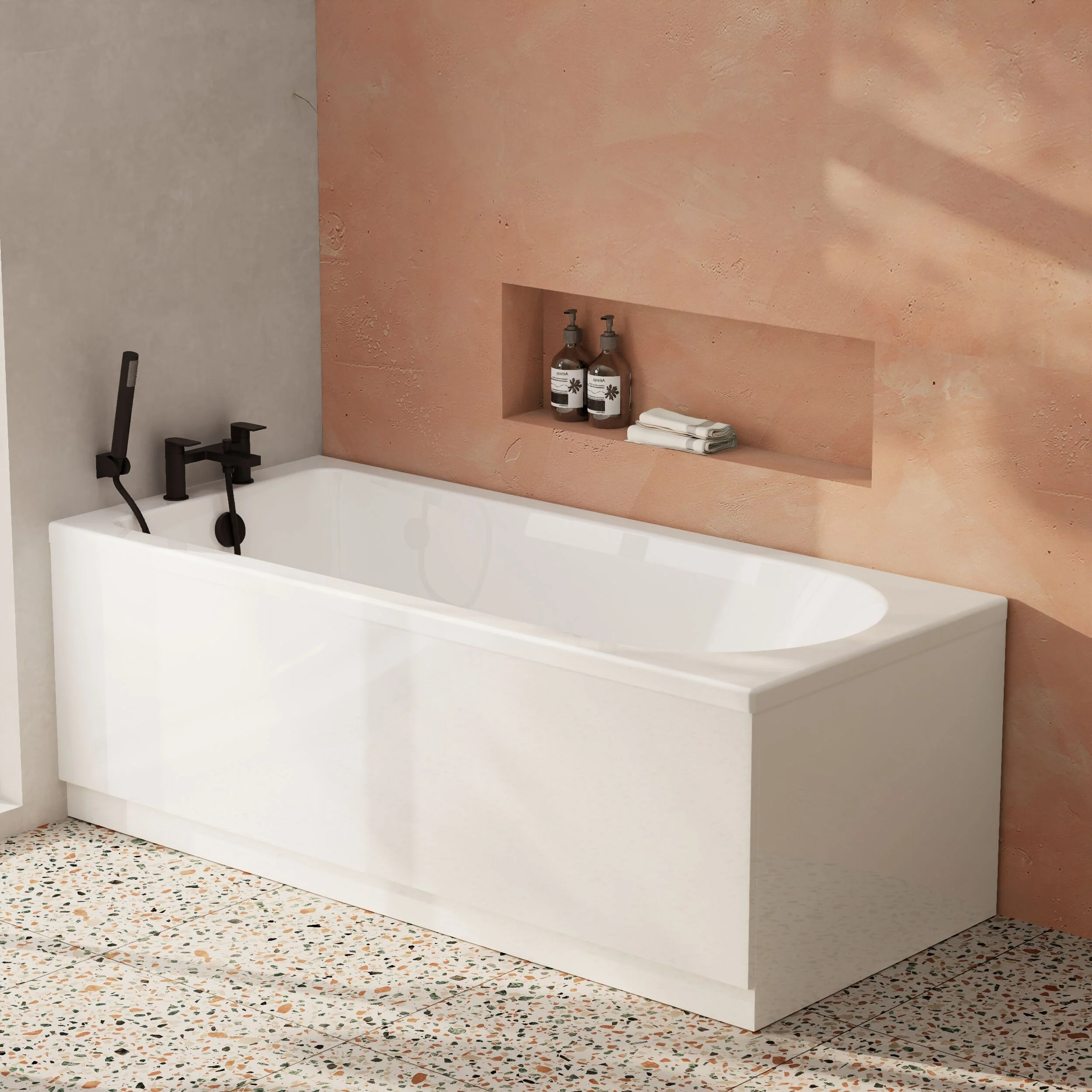 Contemporary Round Single Ended Bath & Leg Set - Multiple Sizes Available - Image 15