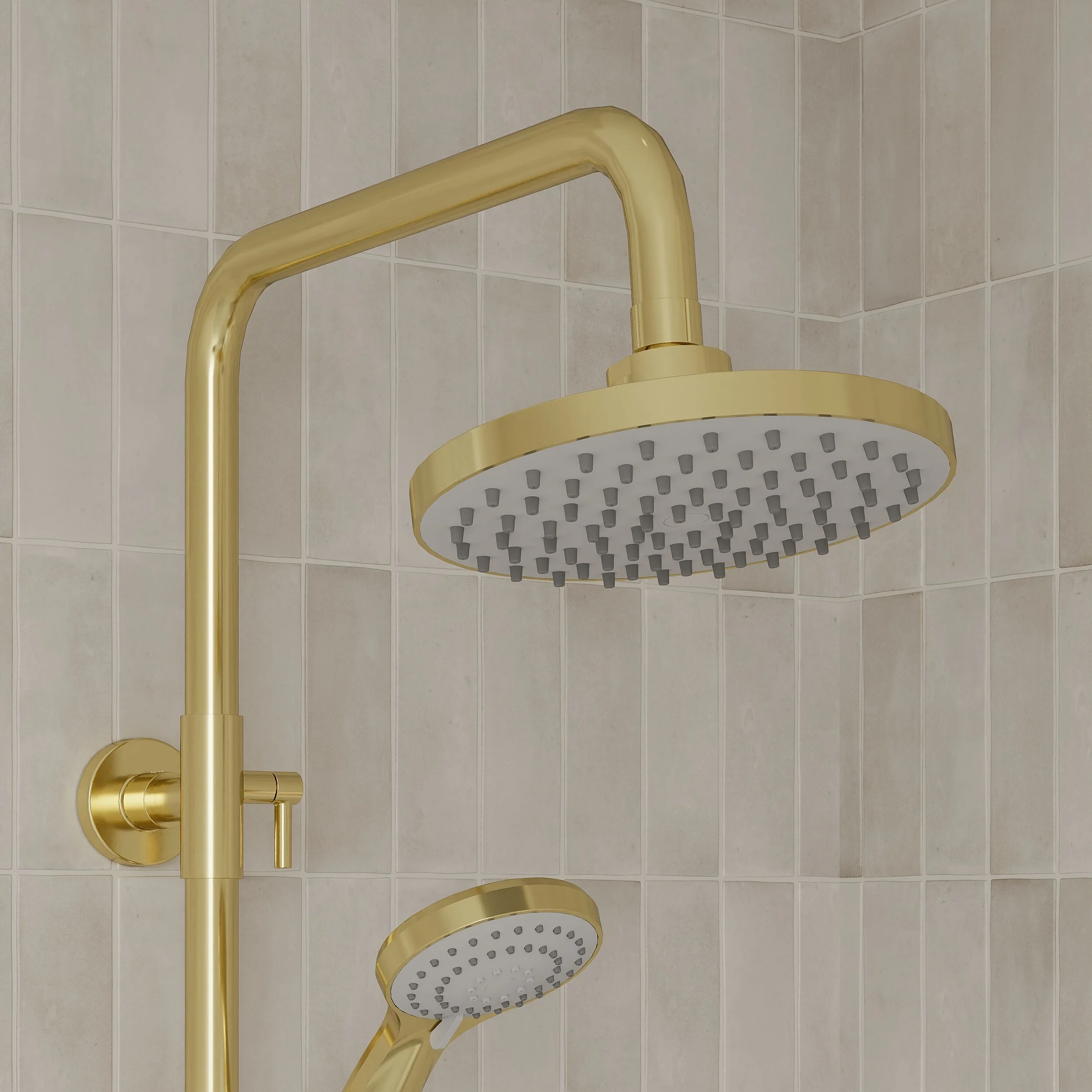 Consall Round Thermostatic Shower Kit with Fixed Head & Adjustable Handset - Multiple Colours Available - Image 11