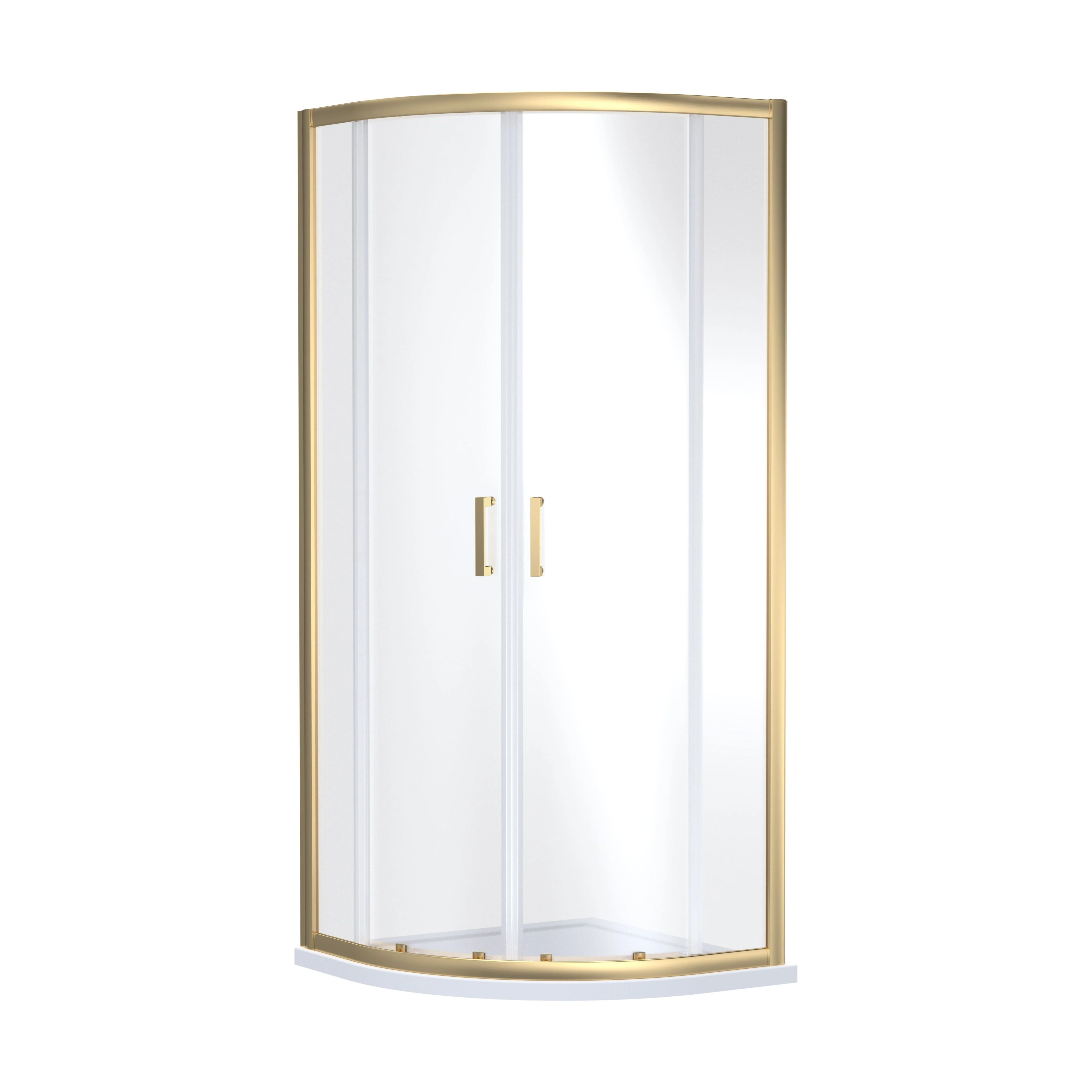 Almington 6mm Toughened Safety Glass Quadrant Shower Enclosure - H: 1900mm - Choice of Size and Profile Finish - Image 5