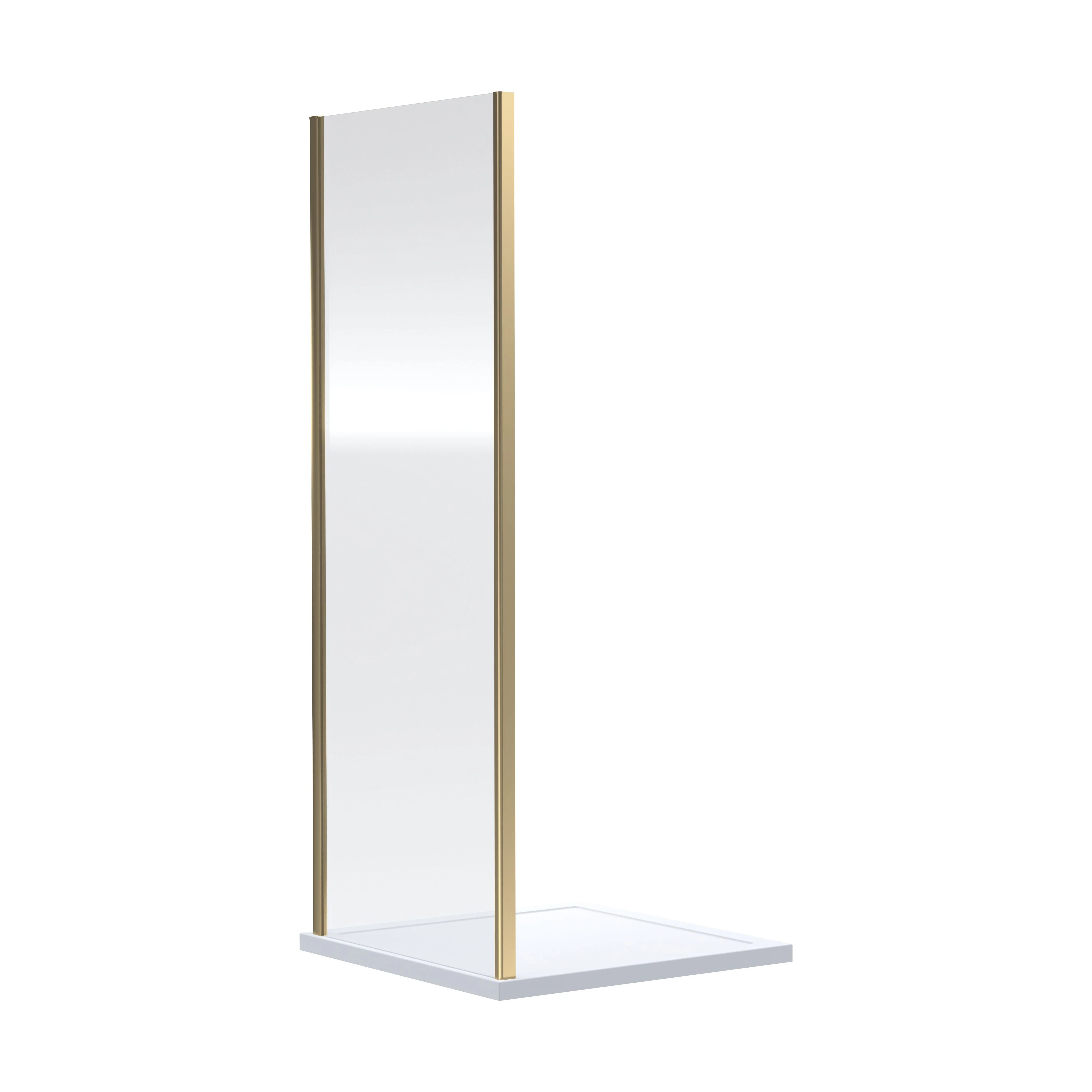 Almington 6mm Toughened Safety Glass Shower Side Panel - H: 1900mm - Choice of Size and Finish - Image 5