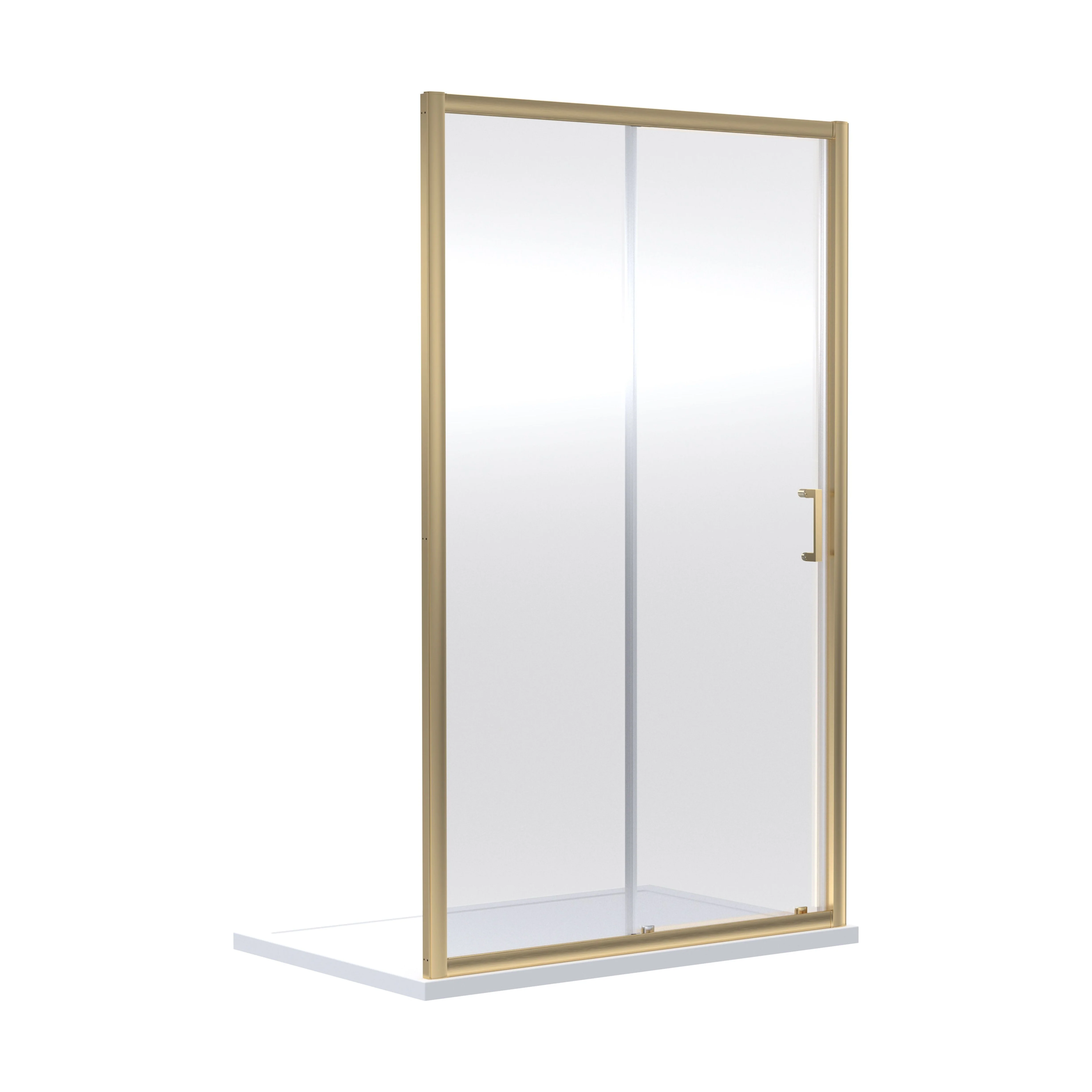 Almington 6mm Toughened Safety Glass Sliding Shower Door - H: 1900mm - Choice of Profile Finish - Image 8
