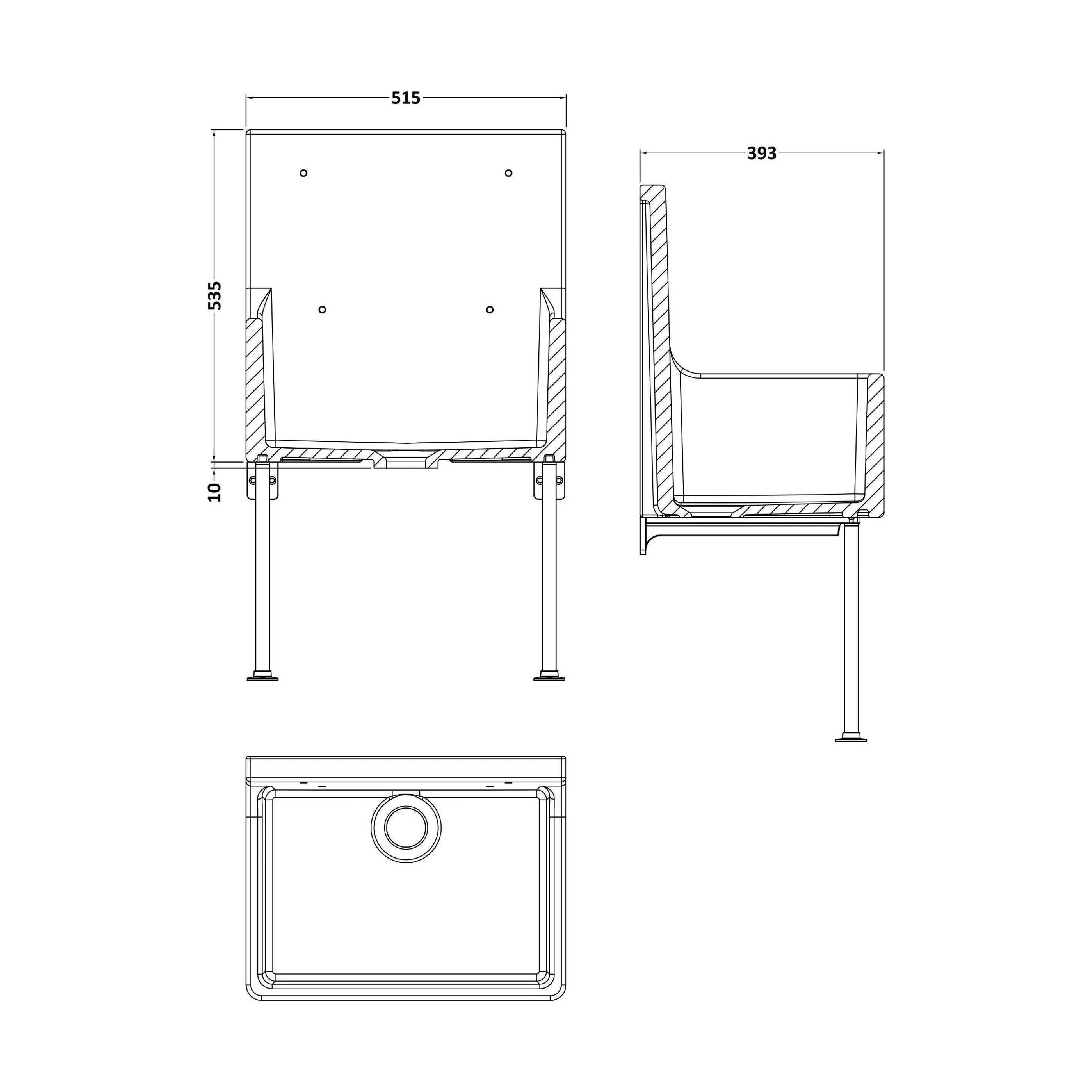 Single Bowl  Fireclay Ceramic Cleaner Sink w.Grid - Multiple Sizes and Accessories - Image 66