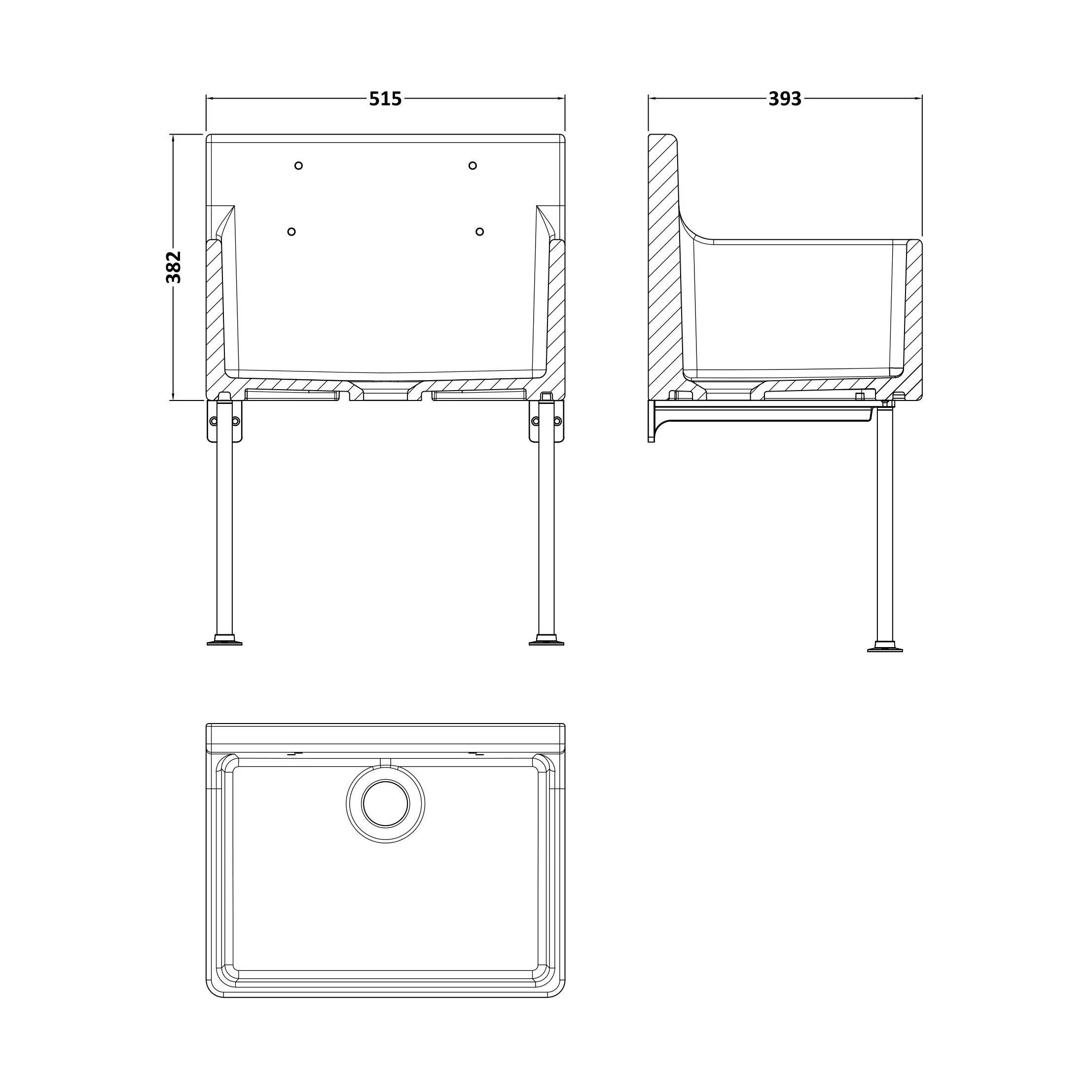 Single Bowl  Fireclay Ceramic Cleaner Sink w.Grid - Multiple Sizes and Accessories - Image 68