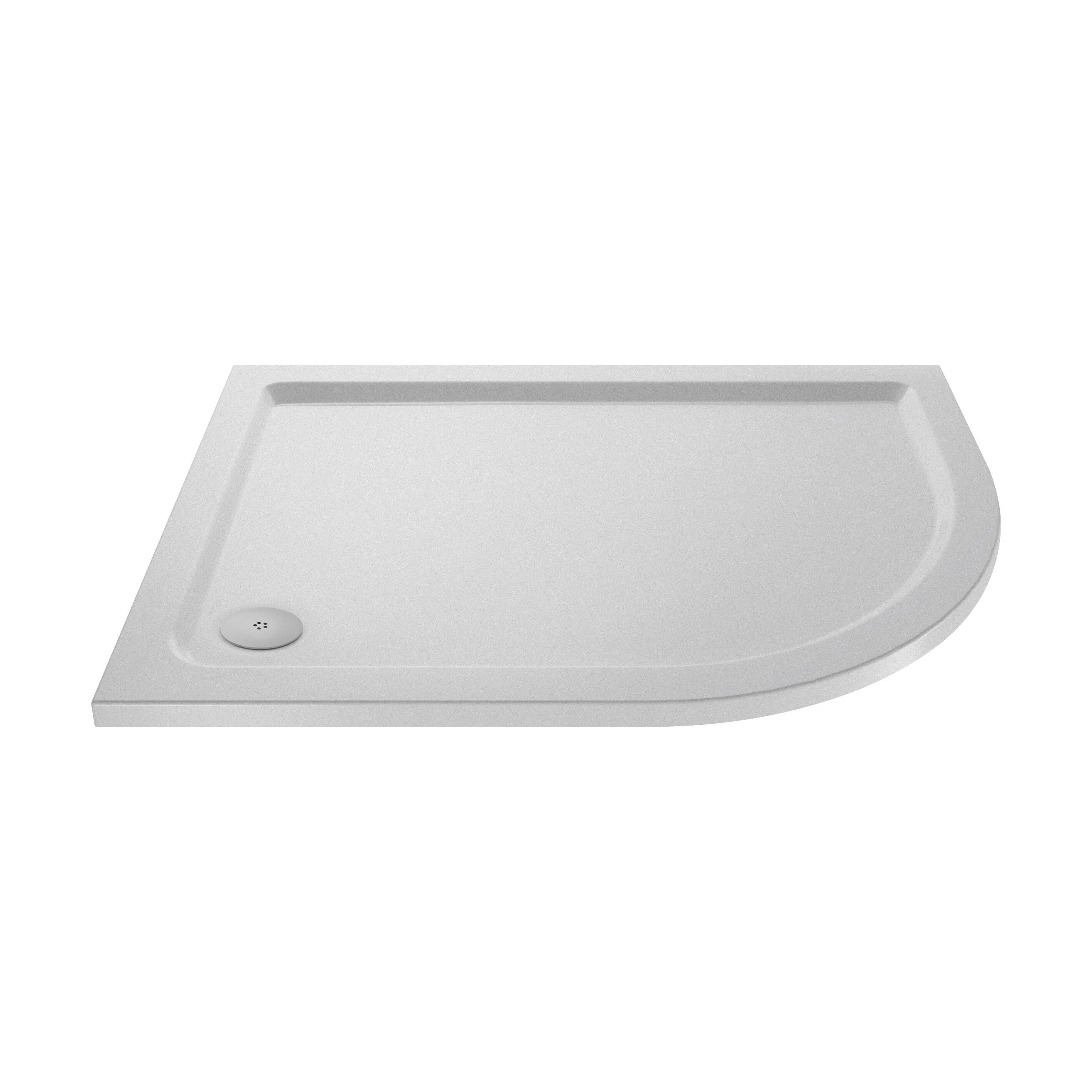 Slip Resistant Slimline Offset Quadrant Shower Tray - Choice of Size and Orientation - Image 10
