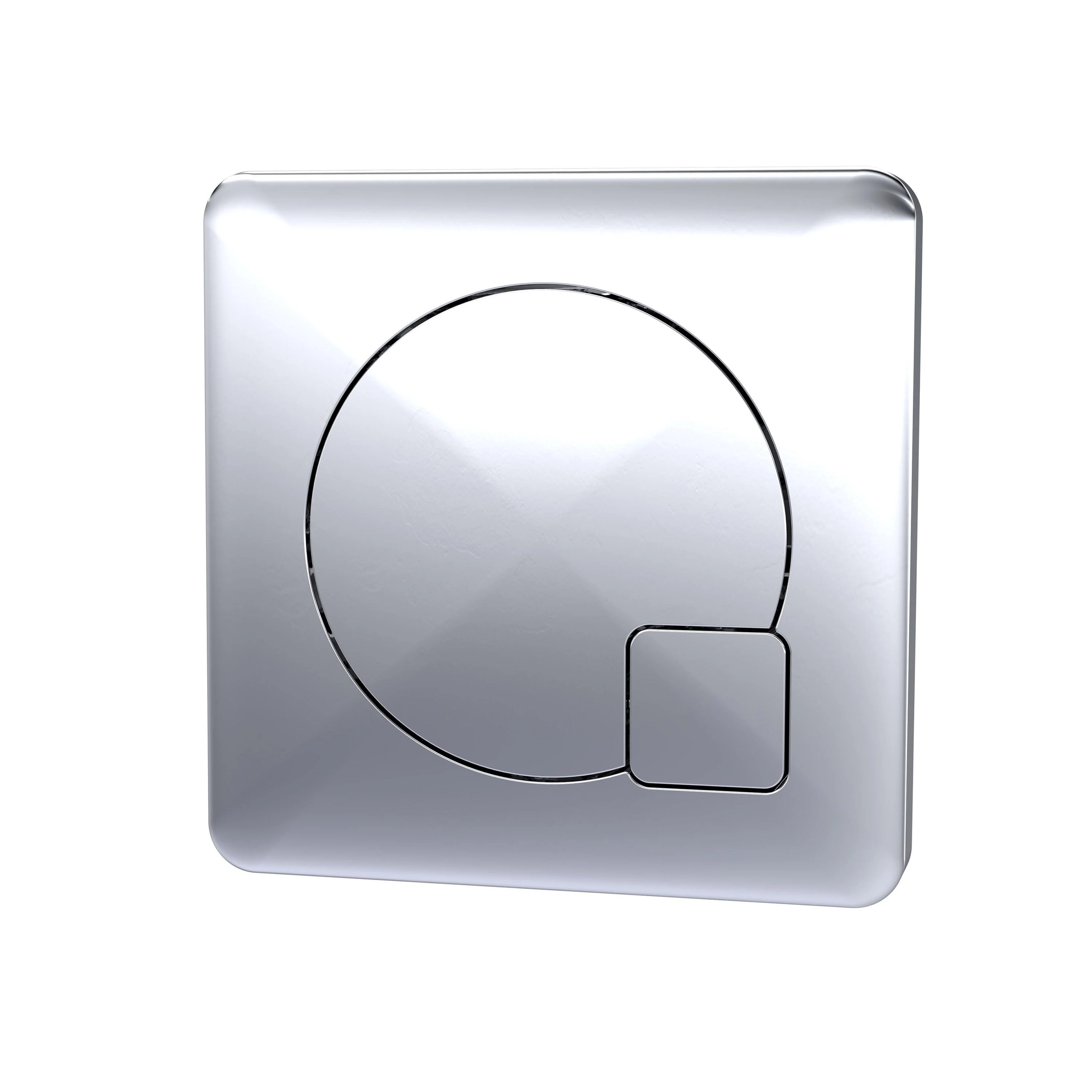 Square Dual Flush Push Button, Choice of Colour