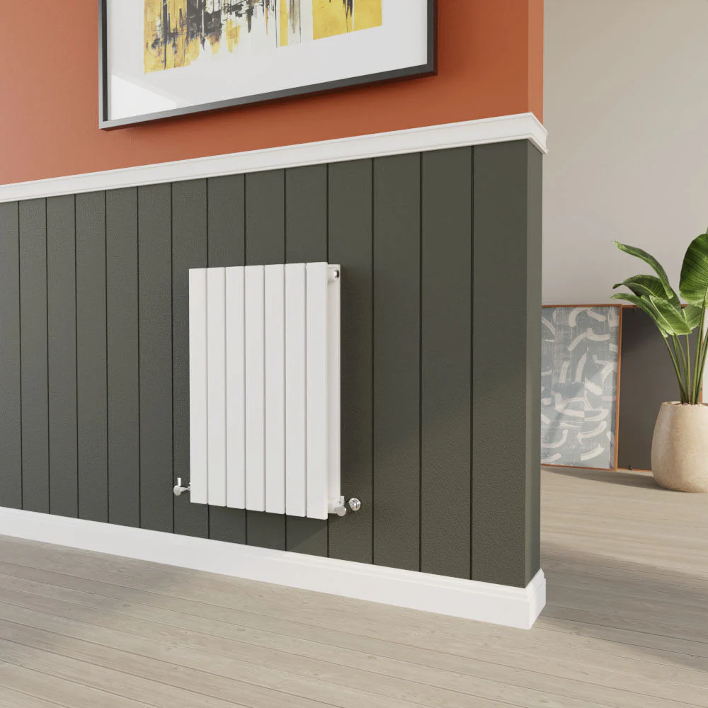 Edingale Contemporary Square Horizontal Double Panel Radiator - Choice of Size and Colour - Image 22