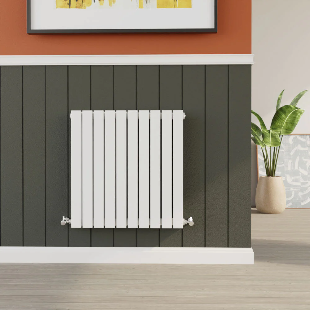 Edingale Contemporary Square Horizontal Double Panel Radiator - Choice of Size and Colour - Image 23