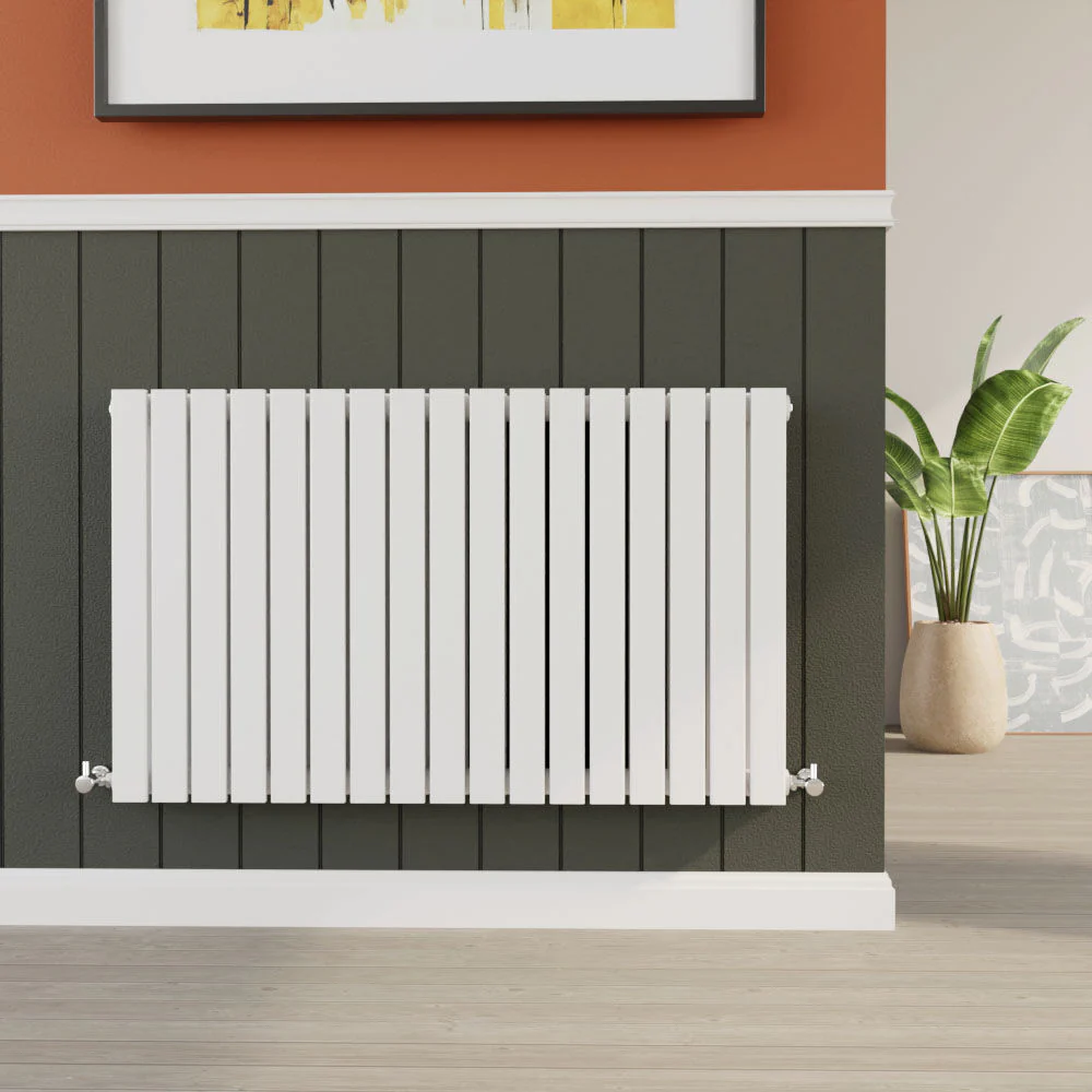 Edingale Contemporary Square Horizontal Double Panel Radiator - Choice of Size and Colour - Image 25