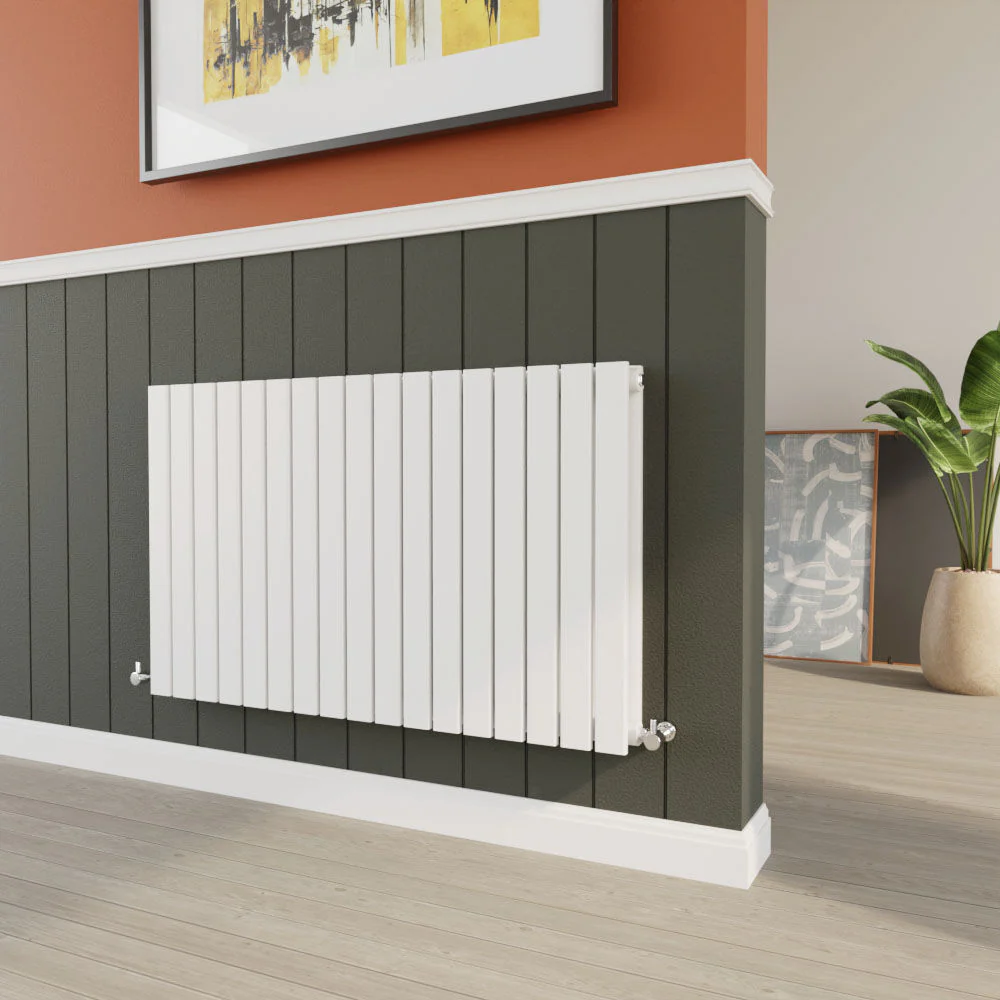 Edingale Contemporary Square Horizontal Double Panel Radiator - Choice of Size and Colour - Image 26
