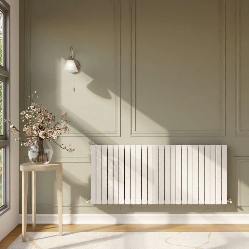 Edingale Contemporary Square Horizontal Double Panel Radiator - Choice of Size and Colour - Image 27