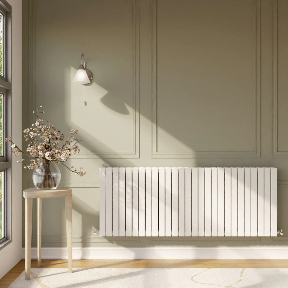 Edingale Contemporary Square Horizontal Double Panel Radiator - Choice of Size and Colour - Image 29